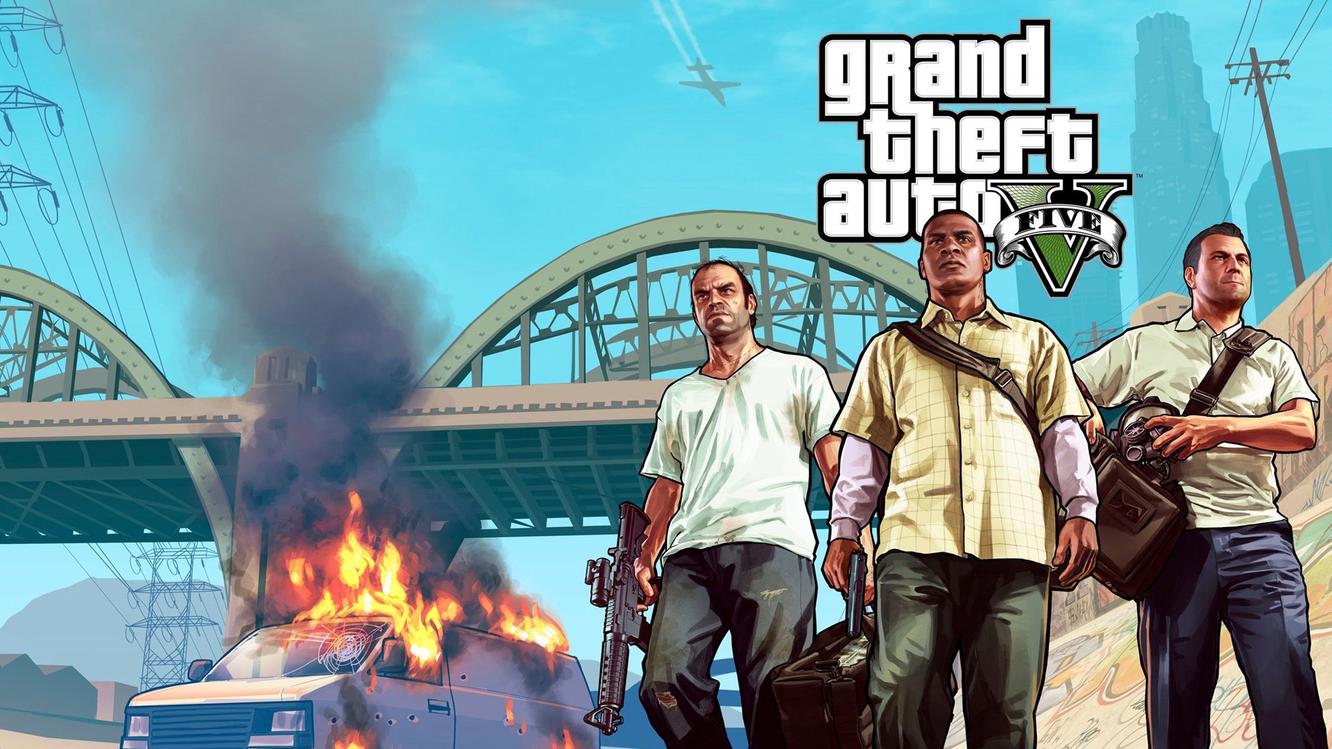 Grand Theft Auto V GTA 5 fonds d'écran de jeux HD #7 - 1920x1080