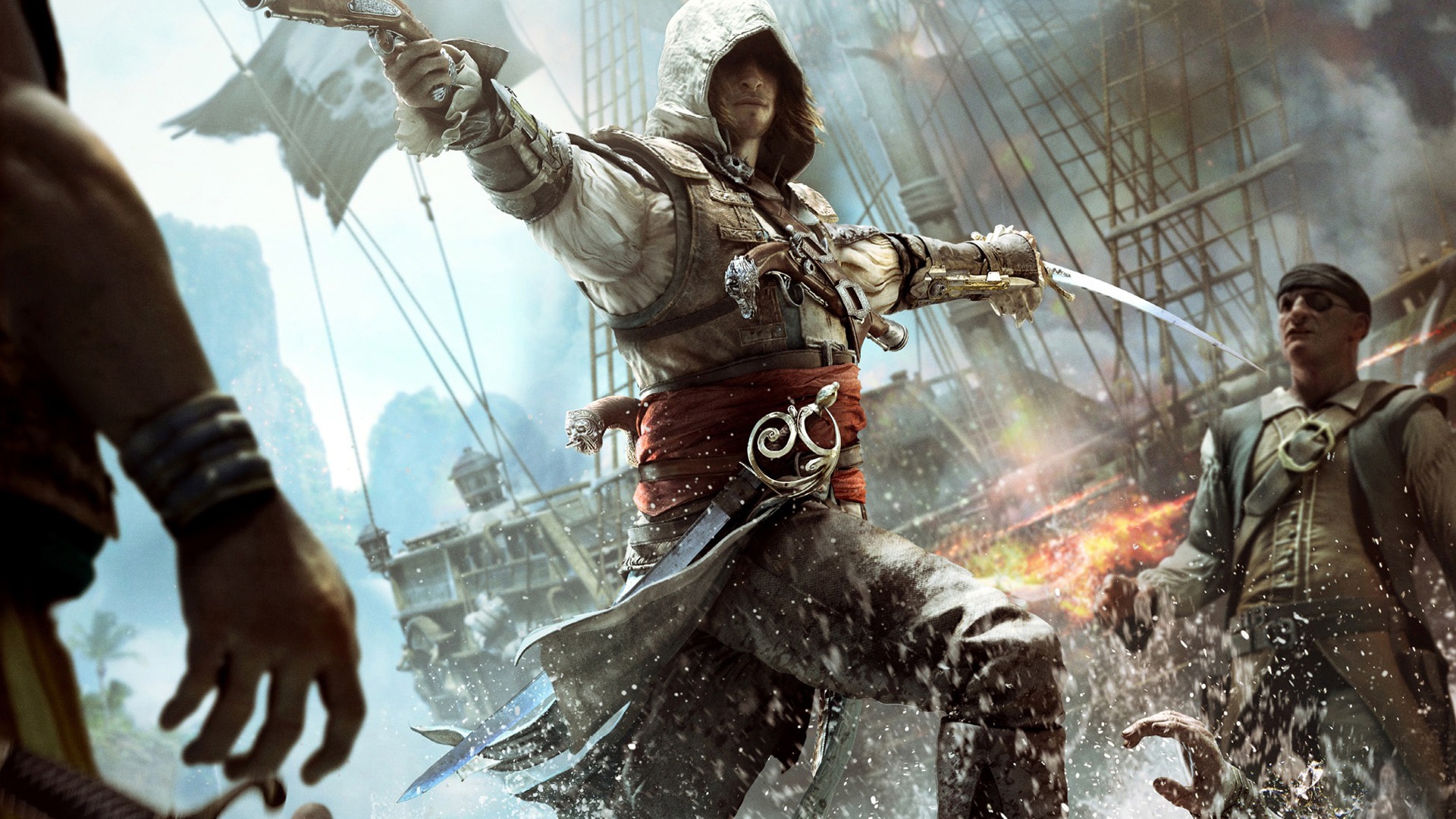 Creed IV Assassin: Black Flag HD wallpapers #6 - 1920x1080