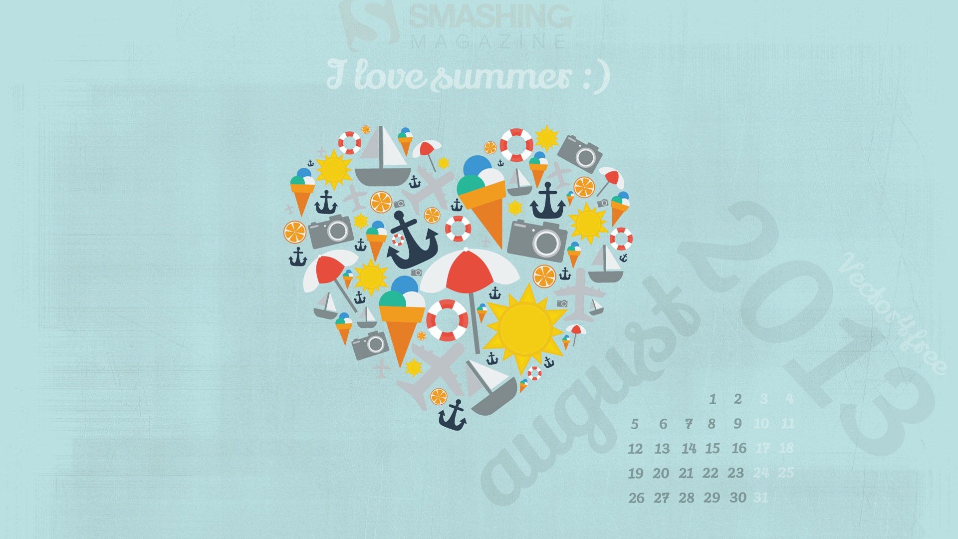 August 2013 calendar wallpaper (2) #6 - 1920x1080