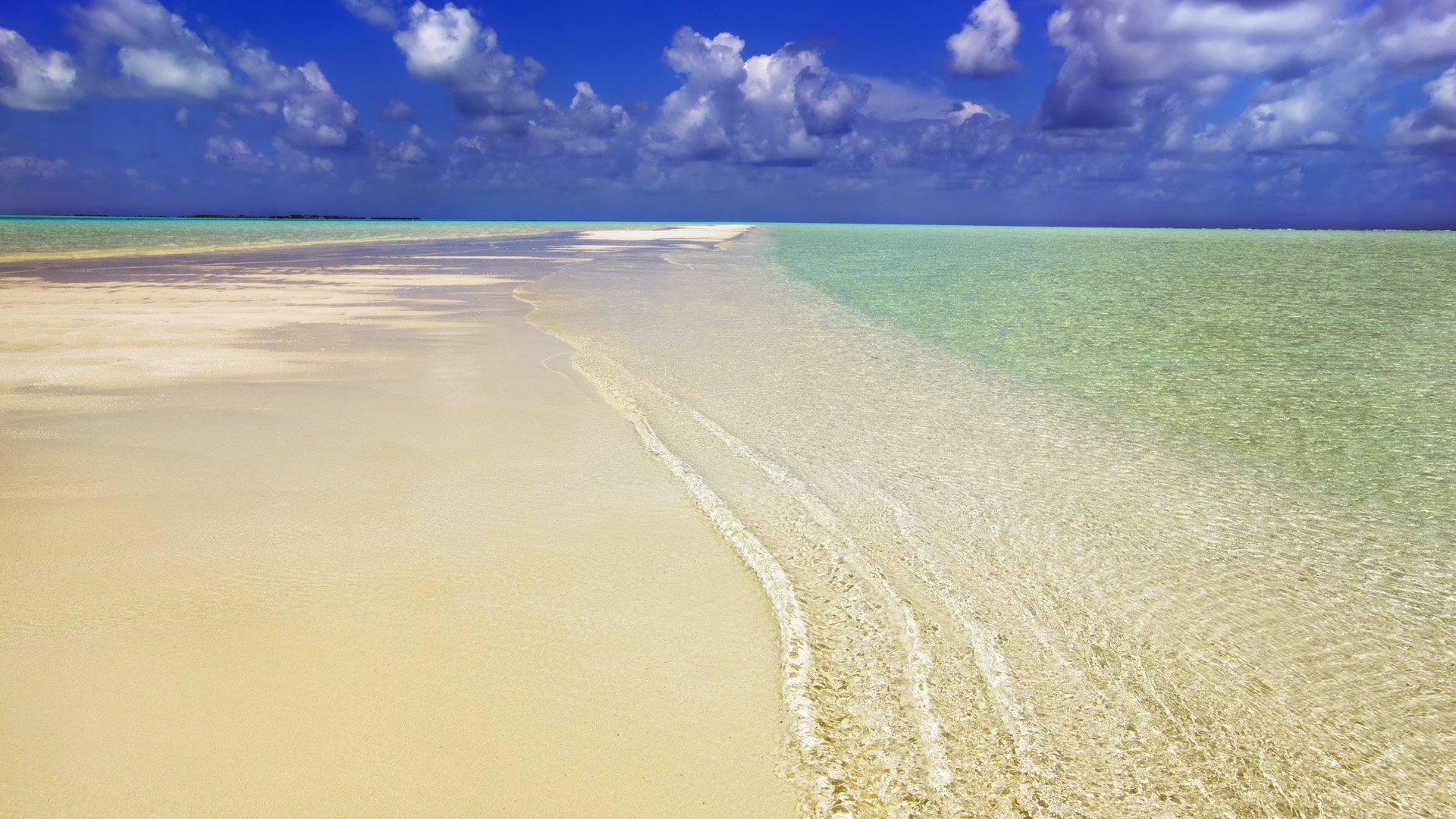 青い海の海岸風景のHD壁紙 #5 - 1920x1080