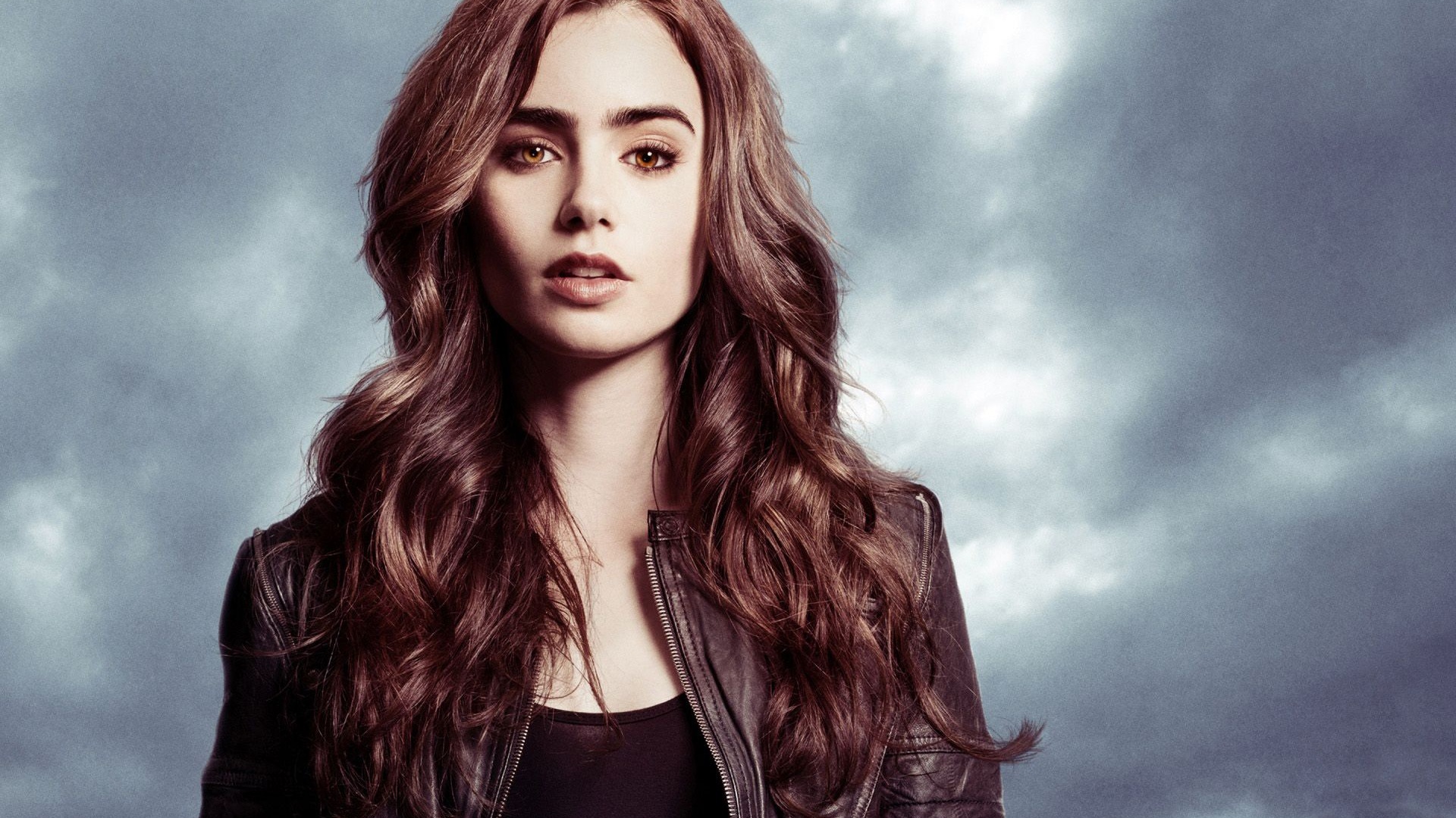 Lily Collins beautiful wallpapers #18 - 1920x1080