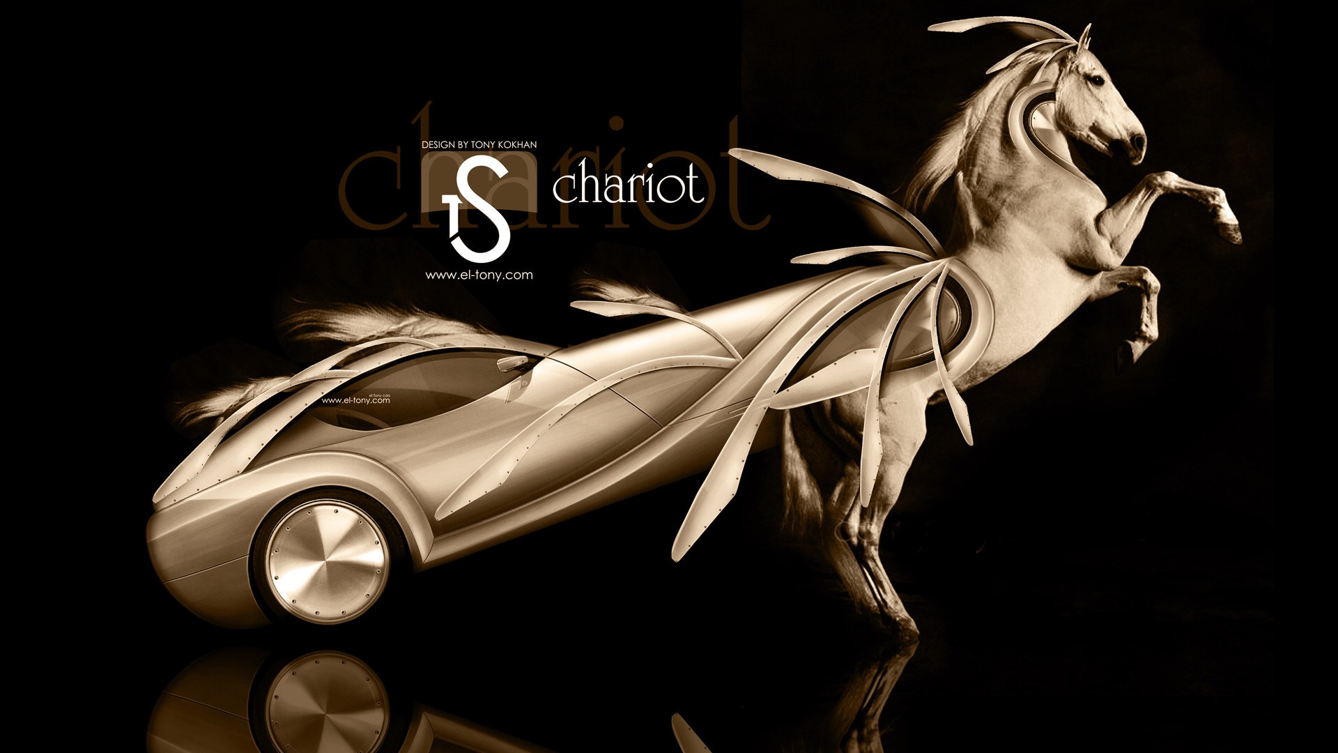 梦幻创意汽车设计壁纸，动物汽车19 - 1920x1080