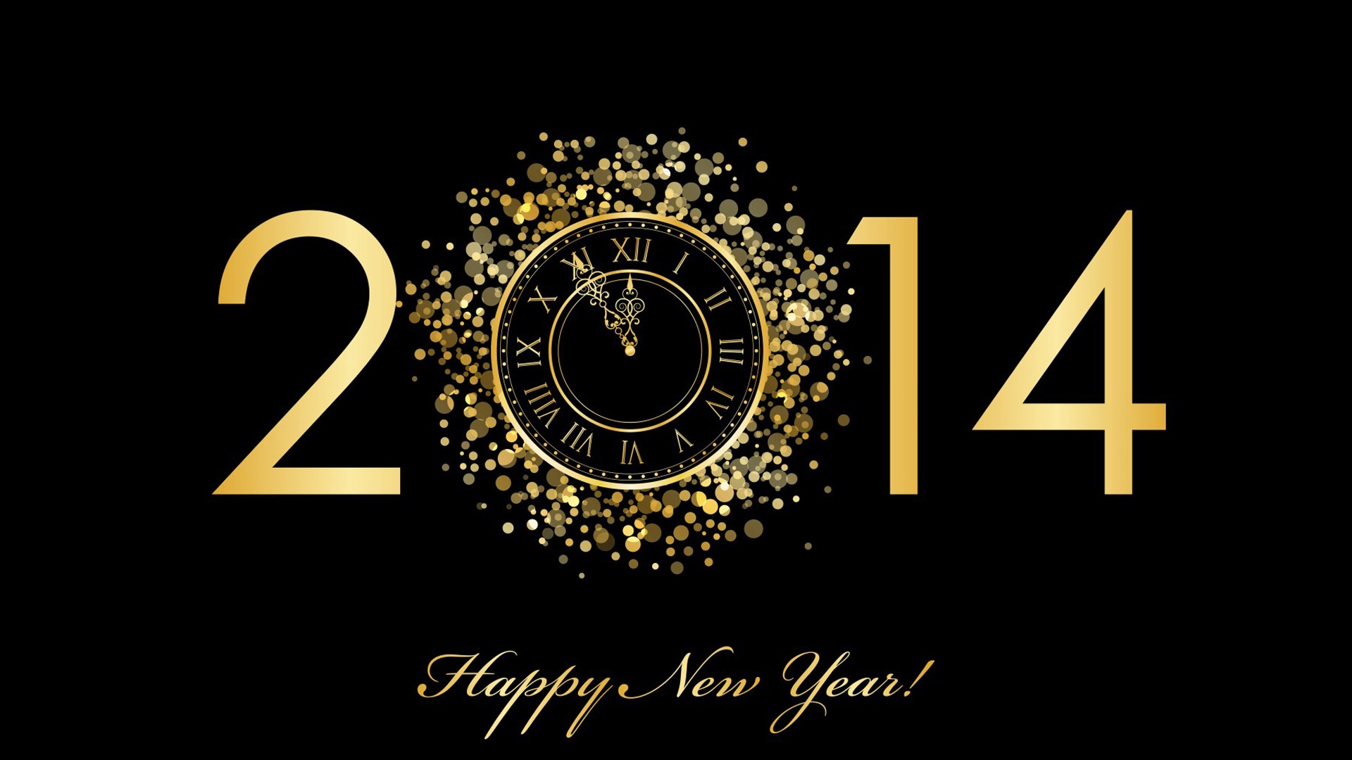 2014 New Year Theme HD Fonds d'écran (1) #1 - 1920x1080