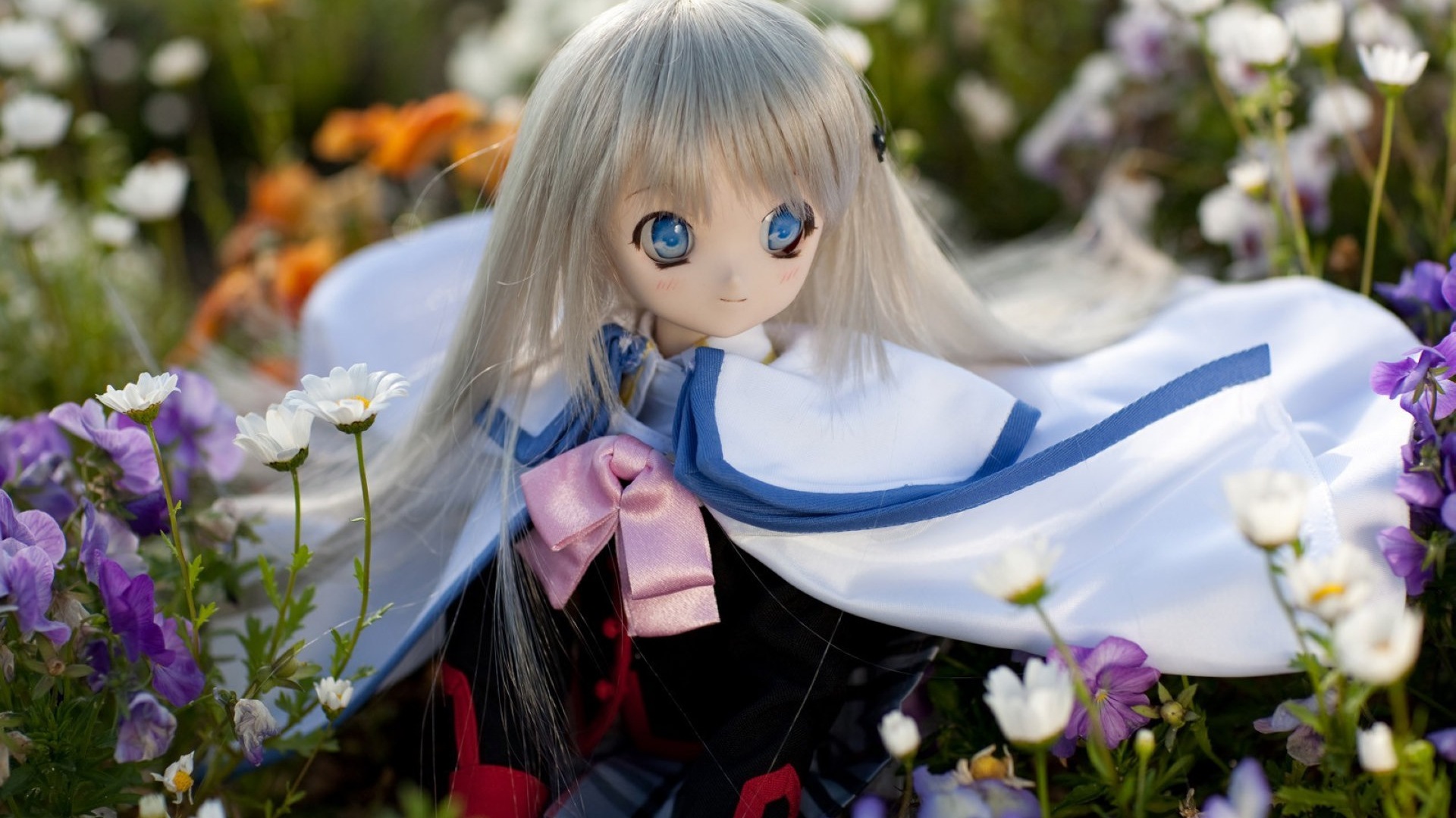 아름다운 슈퍼 Dollfie 장난감 소녀의 HD 배경 화면 #7 - 1920x1080