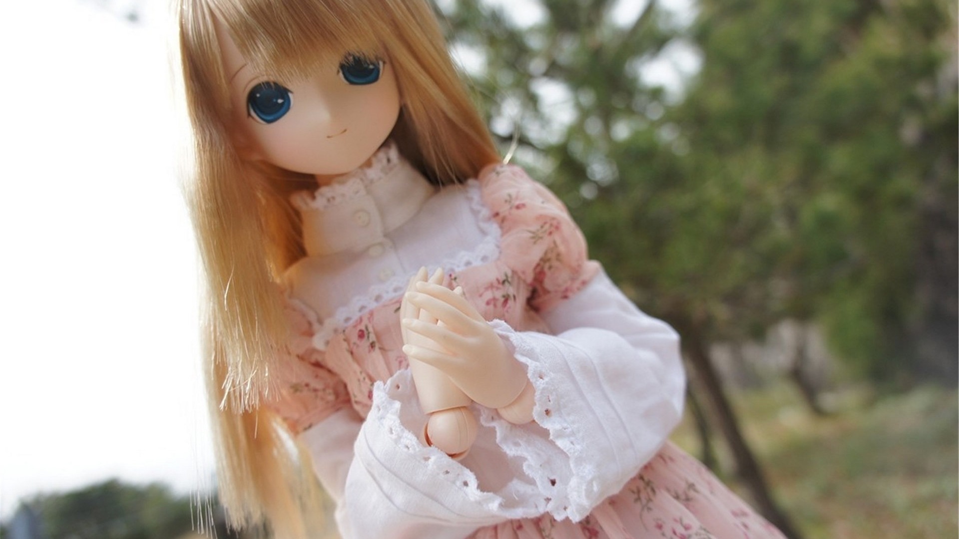 아름다운 슈퍼 Dollfie 장난감 소녀의 HD 배경 화면 #13 - 1920x1080