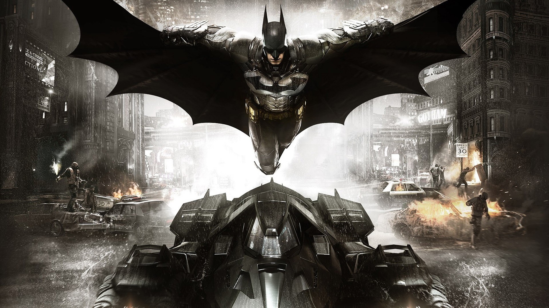 Batman: Arkham Knight 蝙蝠侠阿甘骑士 高清游戏壁纸1 - 1920x1080