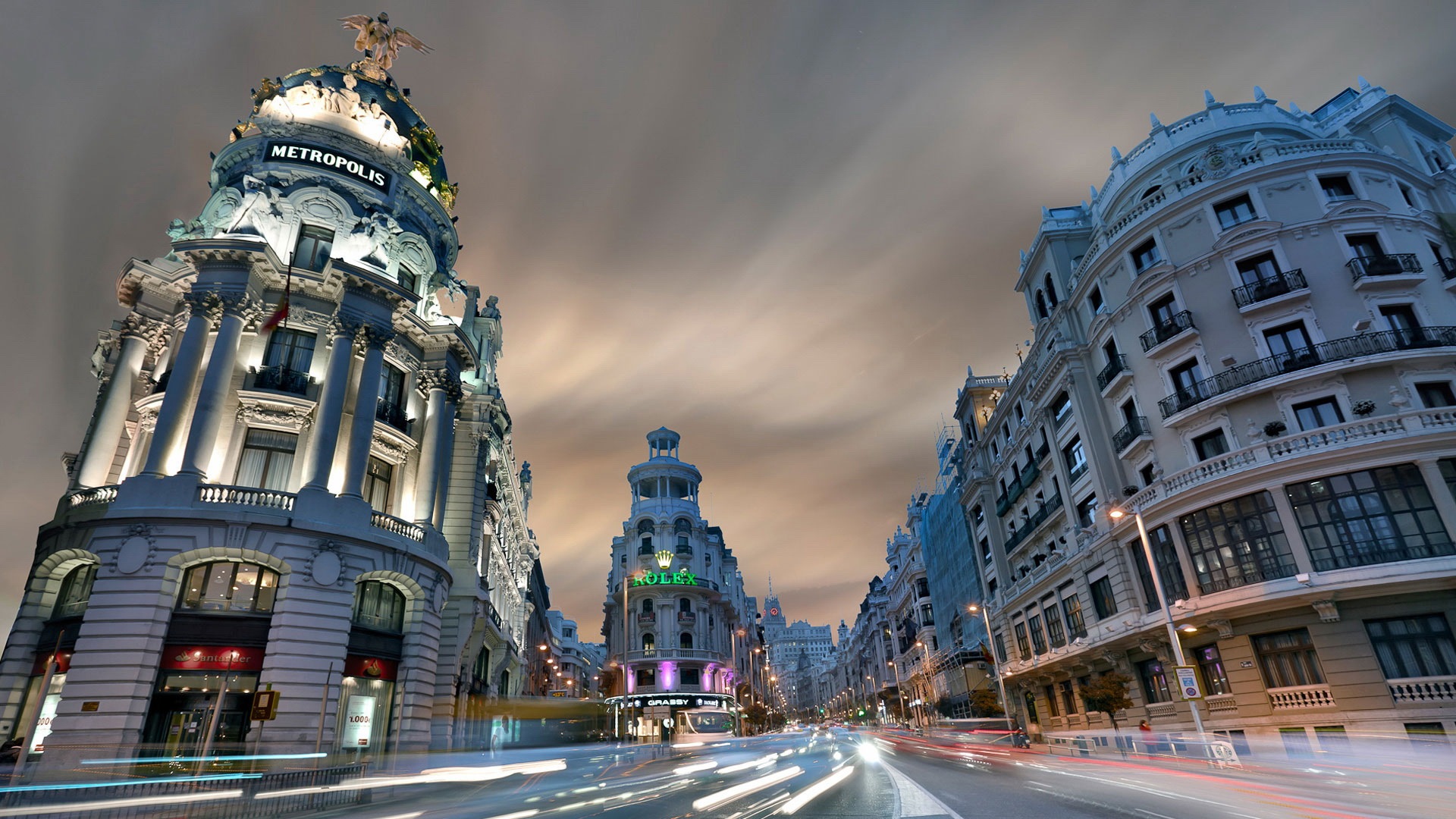 마드리드의 스페인의 수도, 도시 풍경의 HD 배경 화면 #6 - 1920x1080