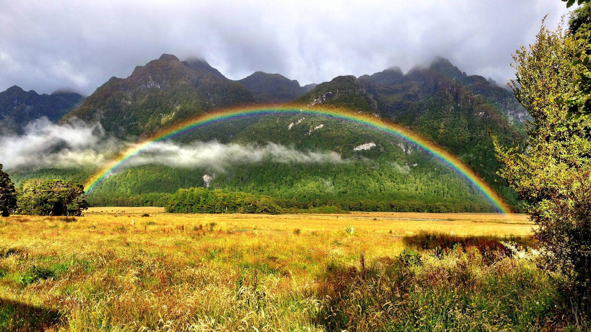 Fondos de pantalla HD paisaje rainbow Hermosas #5 - 1920x1080