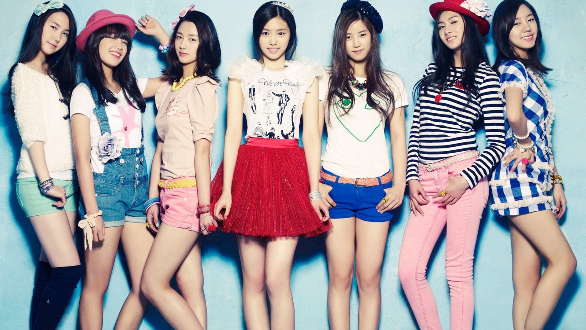 Korean music girl group, A Pink HD wallpapers #1 - 1920x1080