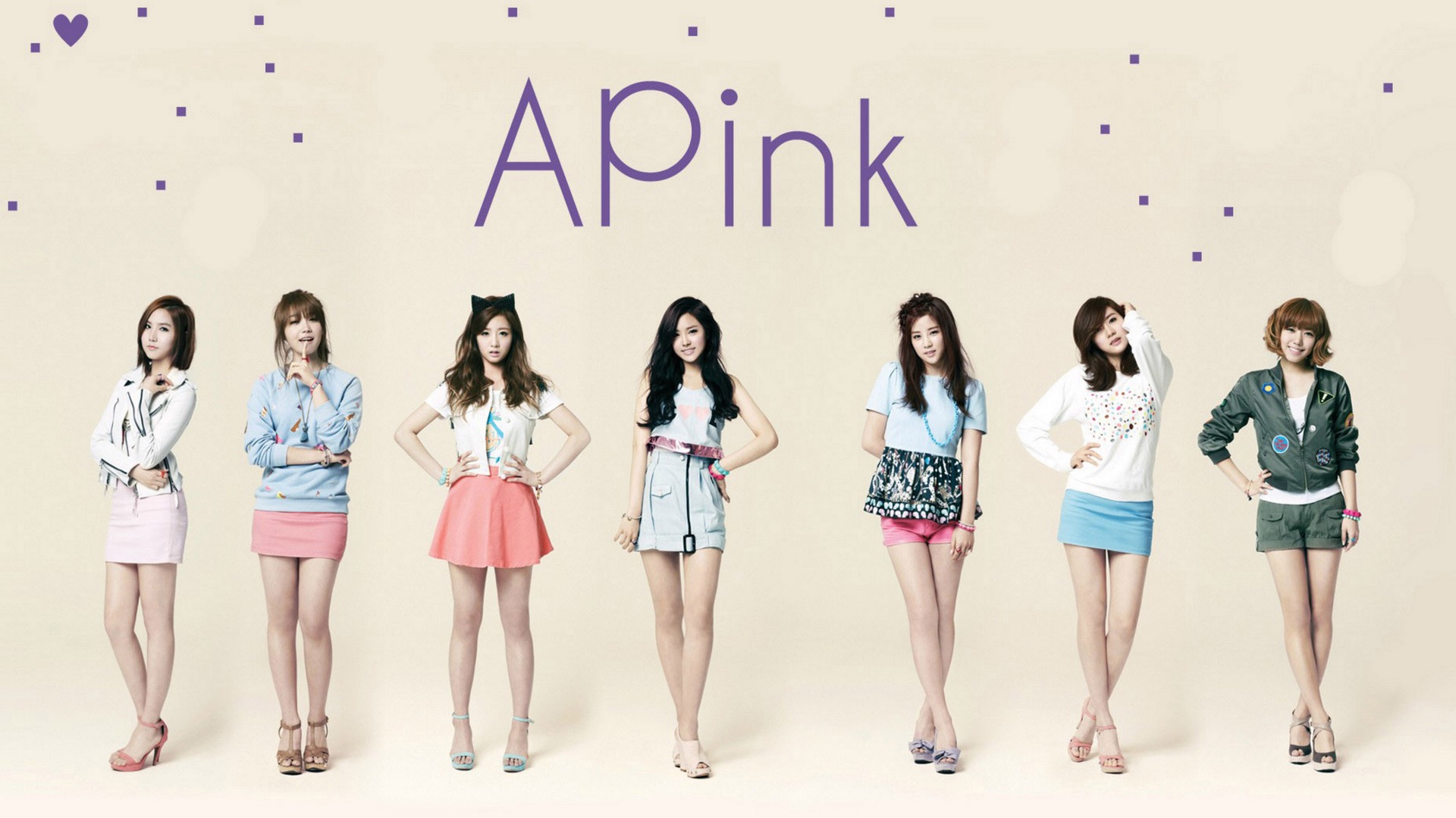Korejský hudební dívčí skupina, růžové HD tapety na plochu #2 - 1920x1080