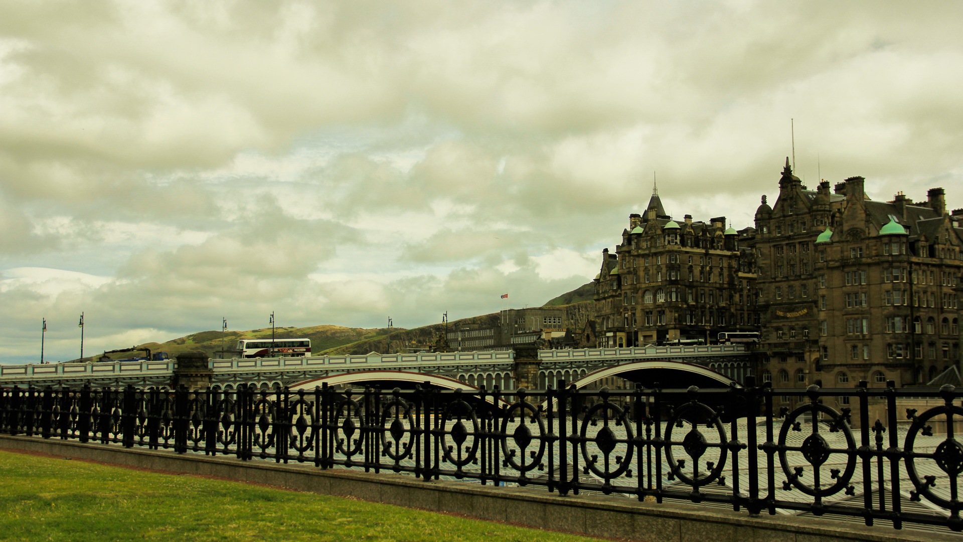 Krásné město Edinburgh, Skotsko HD Tapety na plochu #14 - 1920x1080