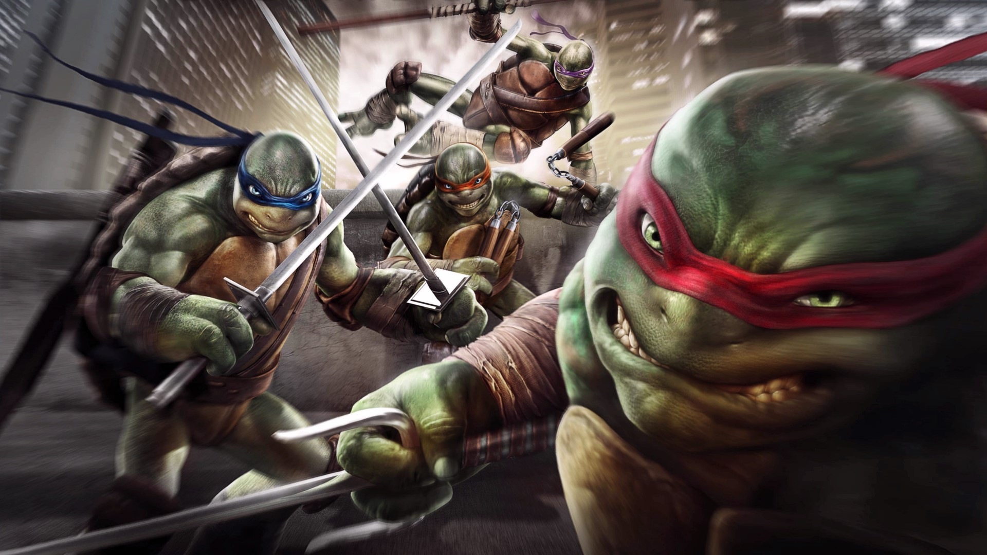 2014 Teenage Mutant Ninja Turtles 忍者神龜高清影視壁紙 #19 - 1920x1080