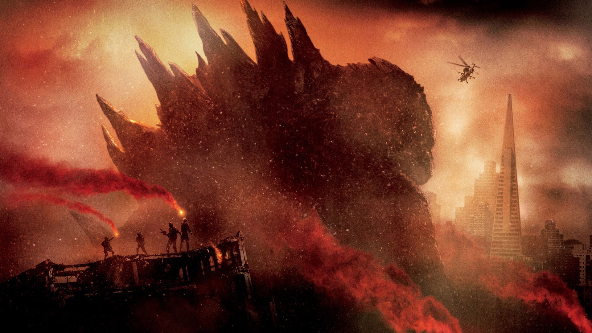 Godzilla 2014 film de fonds d'écran HD #12 - 1920x1080