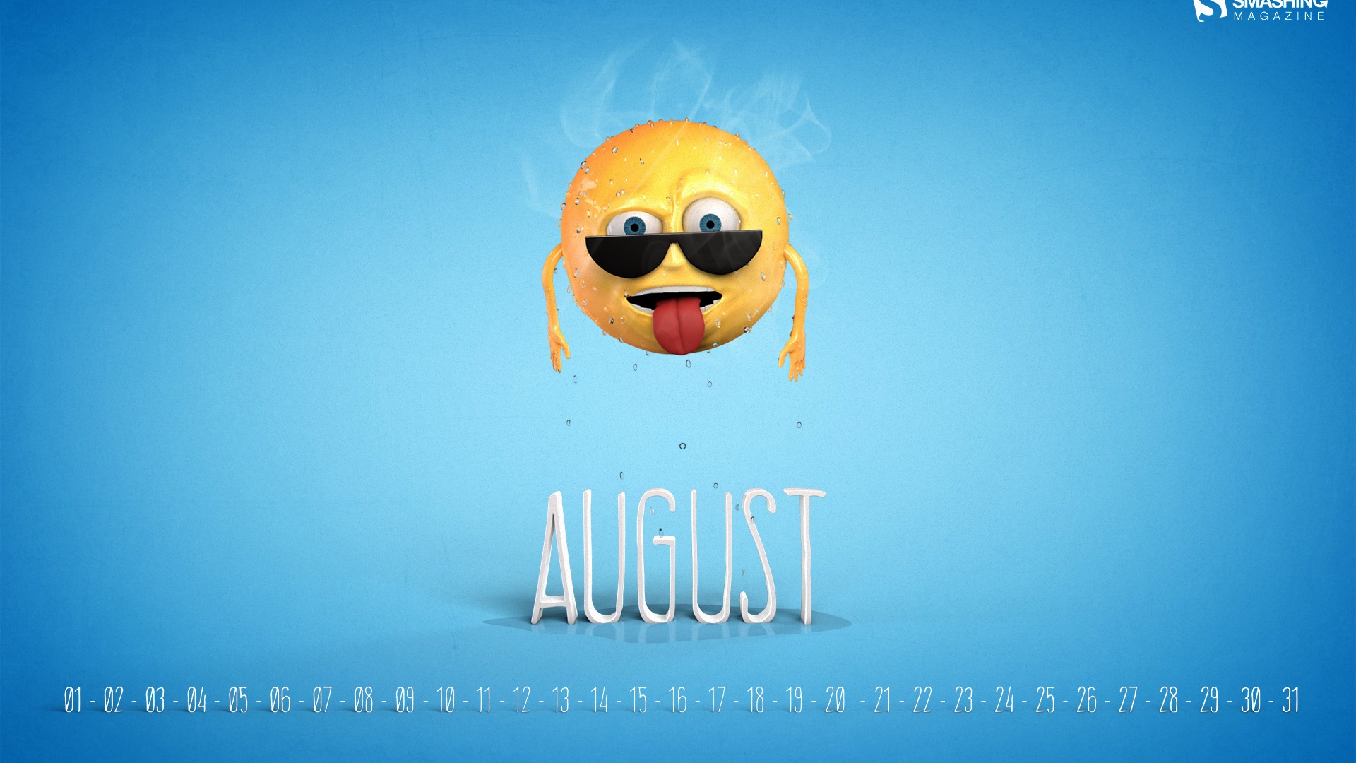 August 2014 calendar wallpaper (2) #11 - 1920x1080