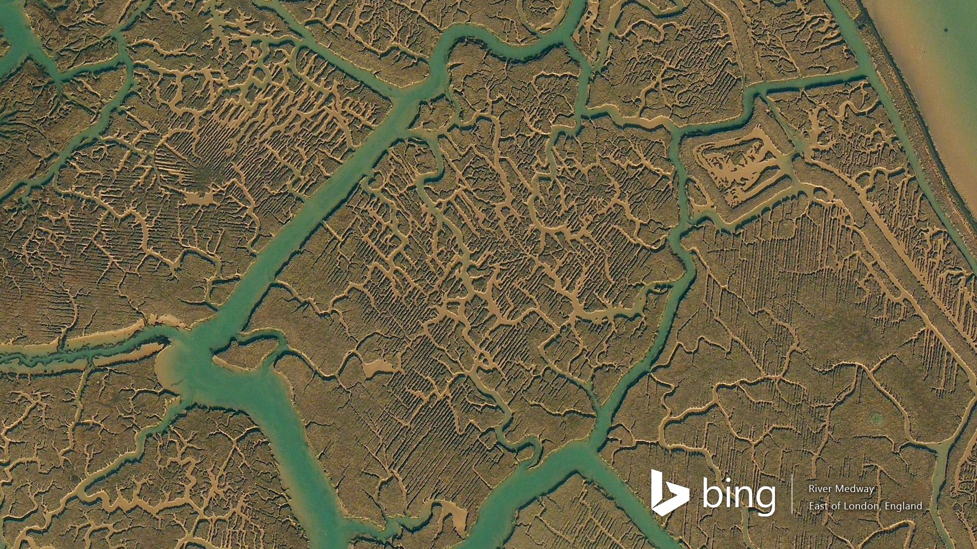 Microsoft Bing HD обои: Вид с воздуха на Европе #11 - 1920x1080