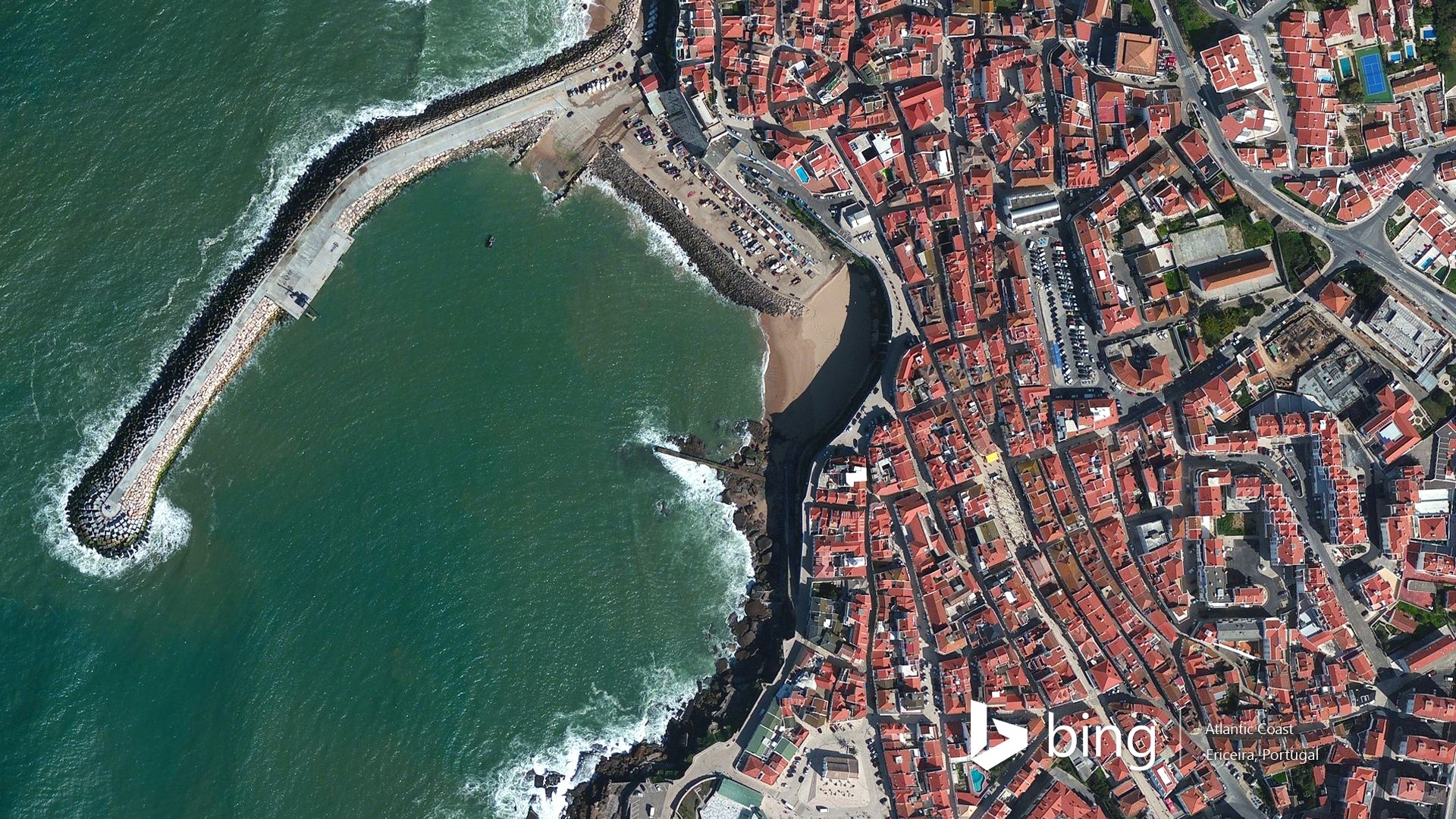 Microsoft Bing HD обои: Вид с воздуха на Европе #17 - 1920x1080