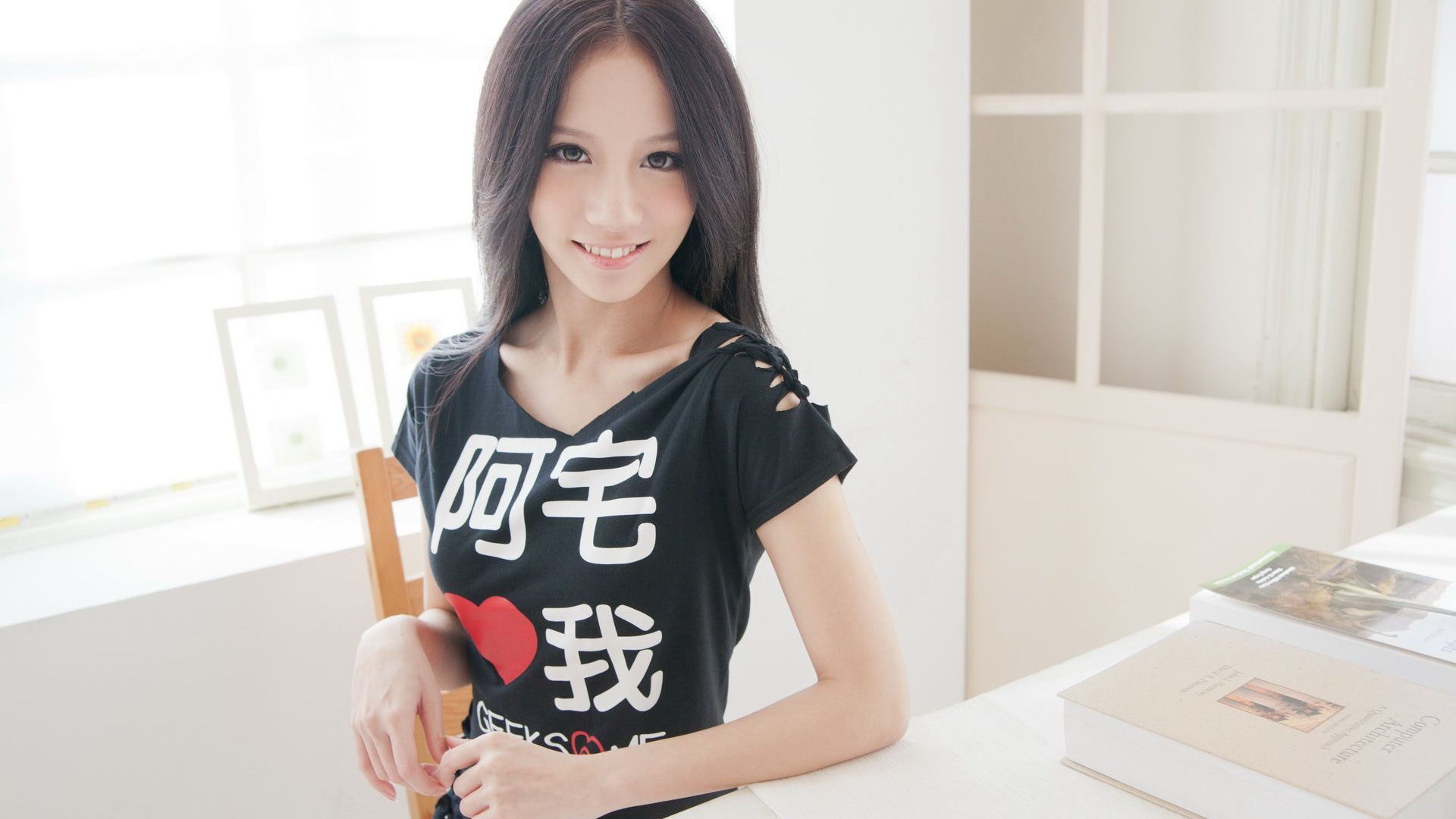 Tchaj-wan dívky vnitřní SunnyLin HD tapety na plochu #1 - 1920x1080