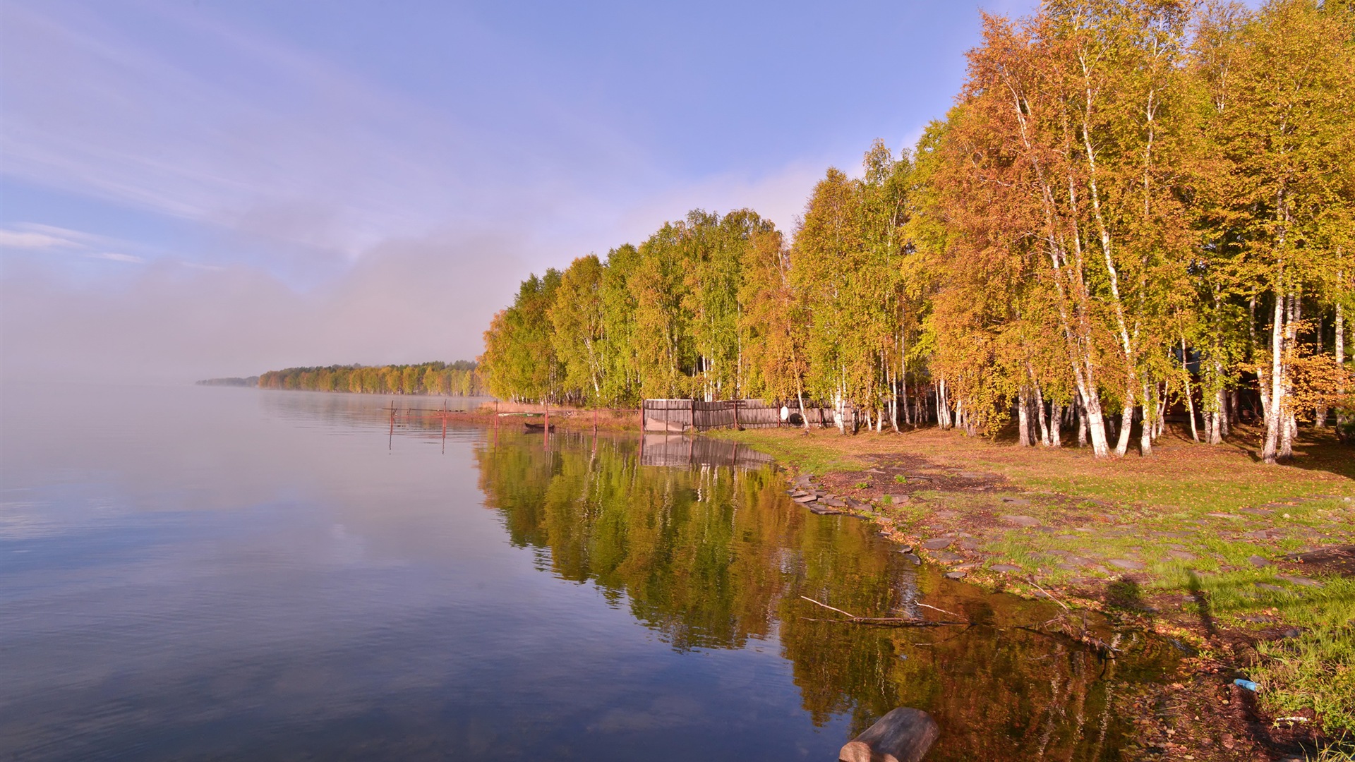 Озеро Байкал в России, декорации HD обои #9 - 1920x1080