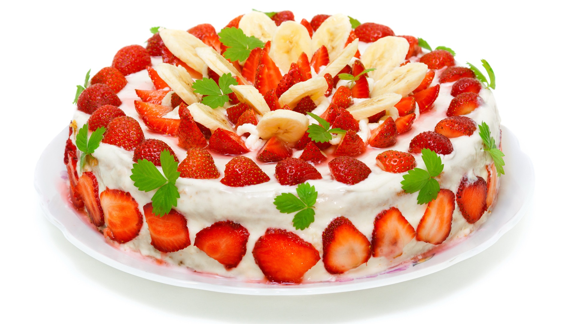 맛있는 딸기 케이크의 HD 배경 화면 #17 - 1920x1080
