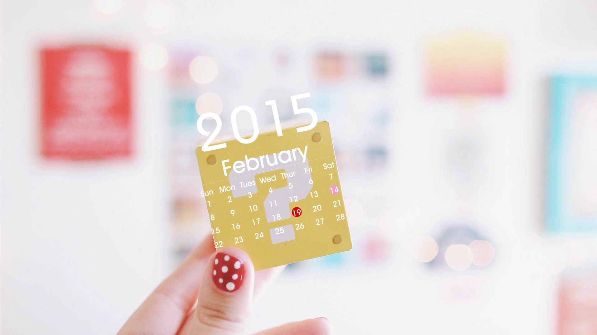 Kalendář 2015 HD tapety na plochu #22 - 1920x1080