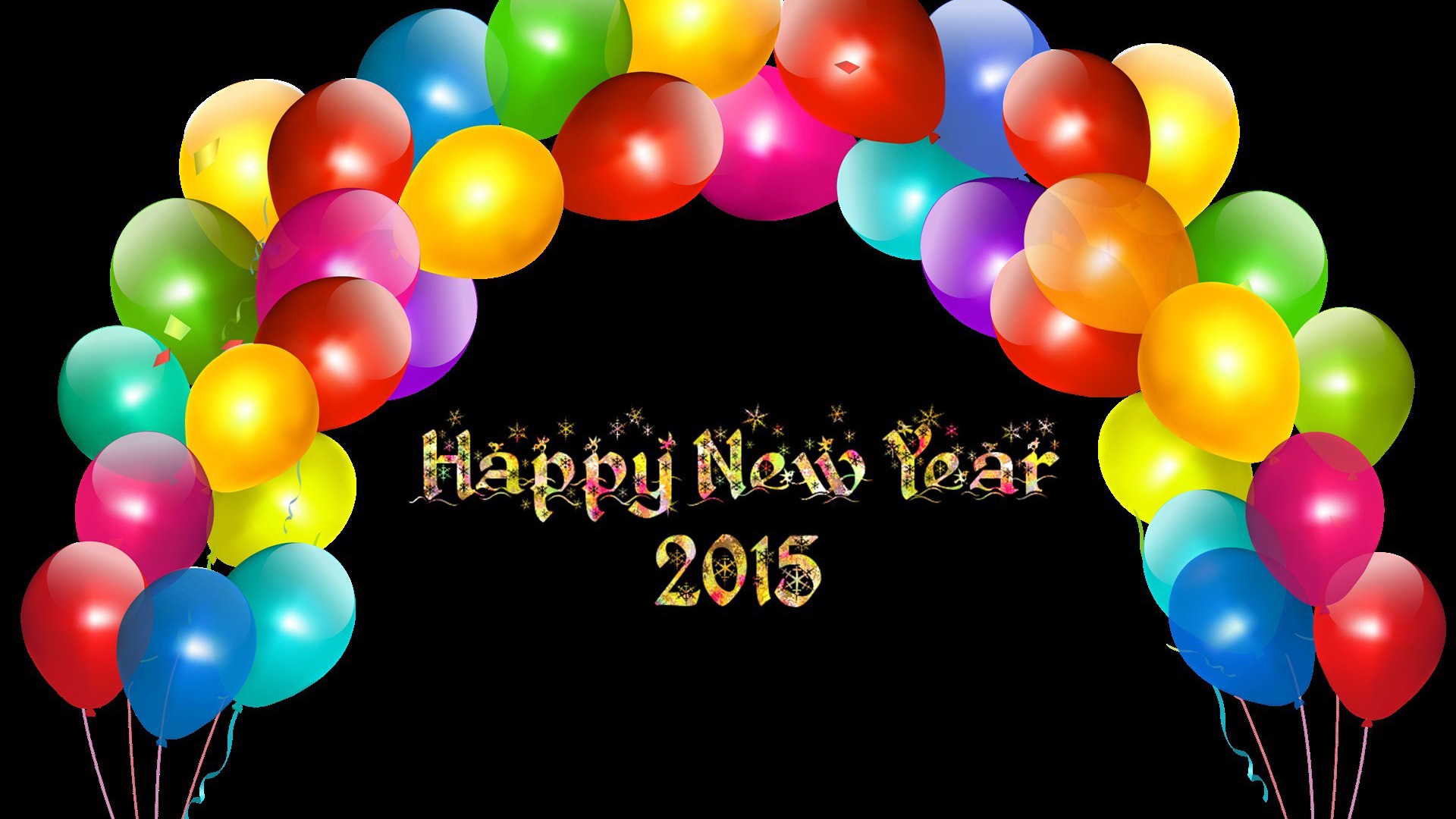 2015 Новый год тема HD обои (2) #6 - 1920x1080