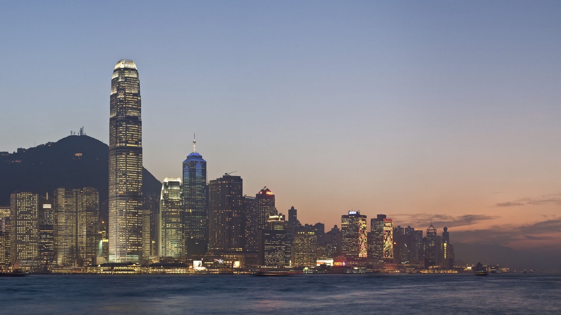 Paisaje urbano fondos de pantalla HD hermosas de Hong Kong #4 - 1920x1080