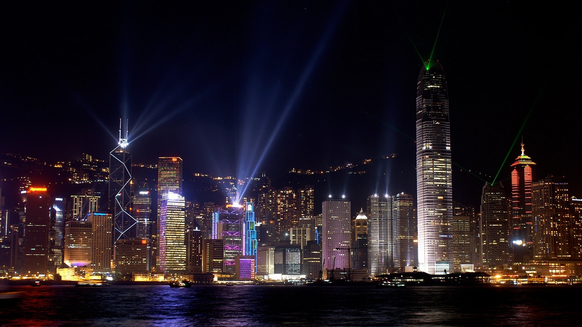 홍콩의 도시 풍경 아름다운 HD 배경 화면 #9 - 1920x1080