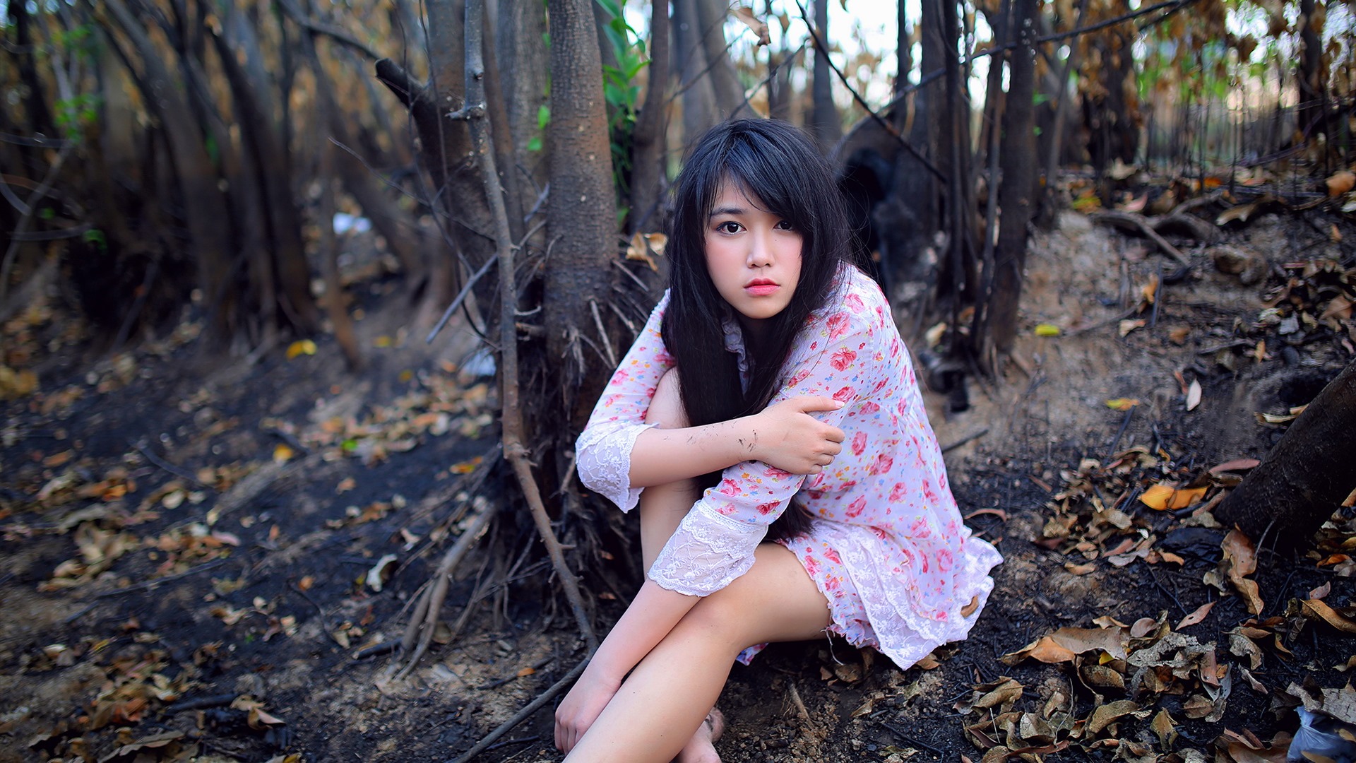 Pure and lovely young Asian girl HD wallpapers collection (1) #24 - 1920x1080