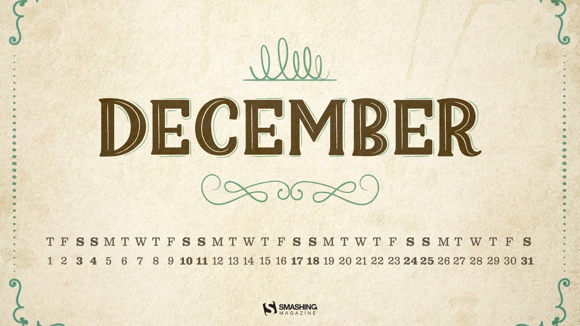 Декабрь 2016 Новогодняя тема обои календарь (2) #9 - 1920x1080