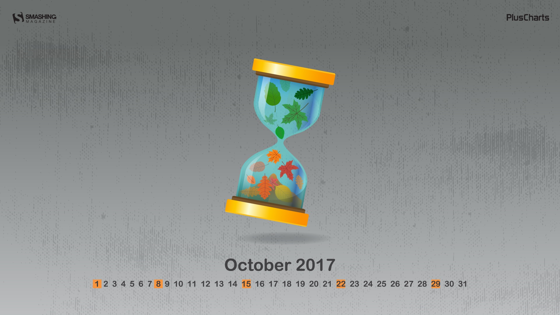 Октябрь 2017 календарь обои #9 - 1920x1080