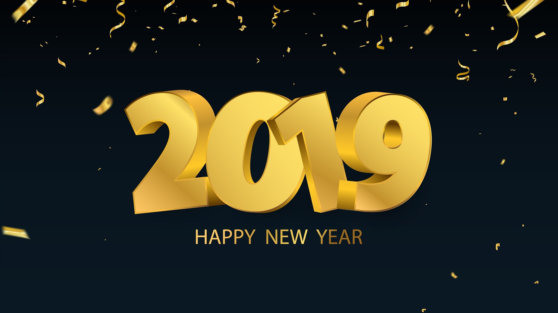 Šťastný nový rok 2019 HD tapety #13 - 1920x1080