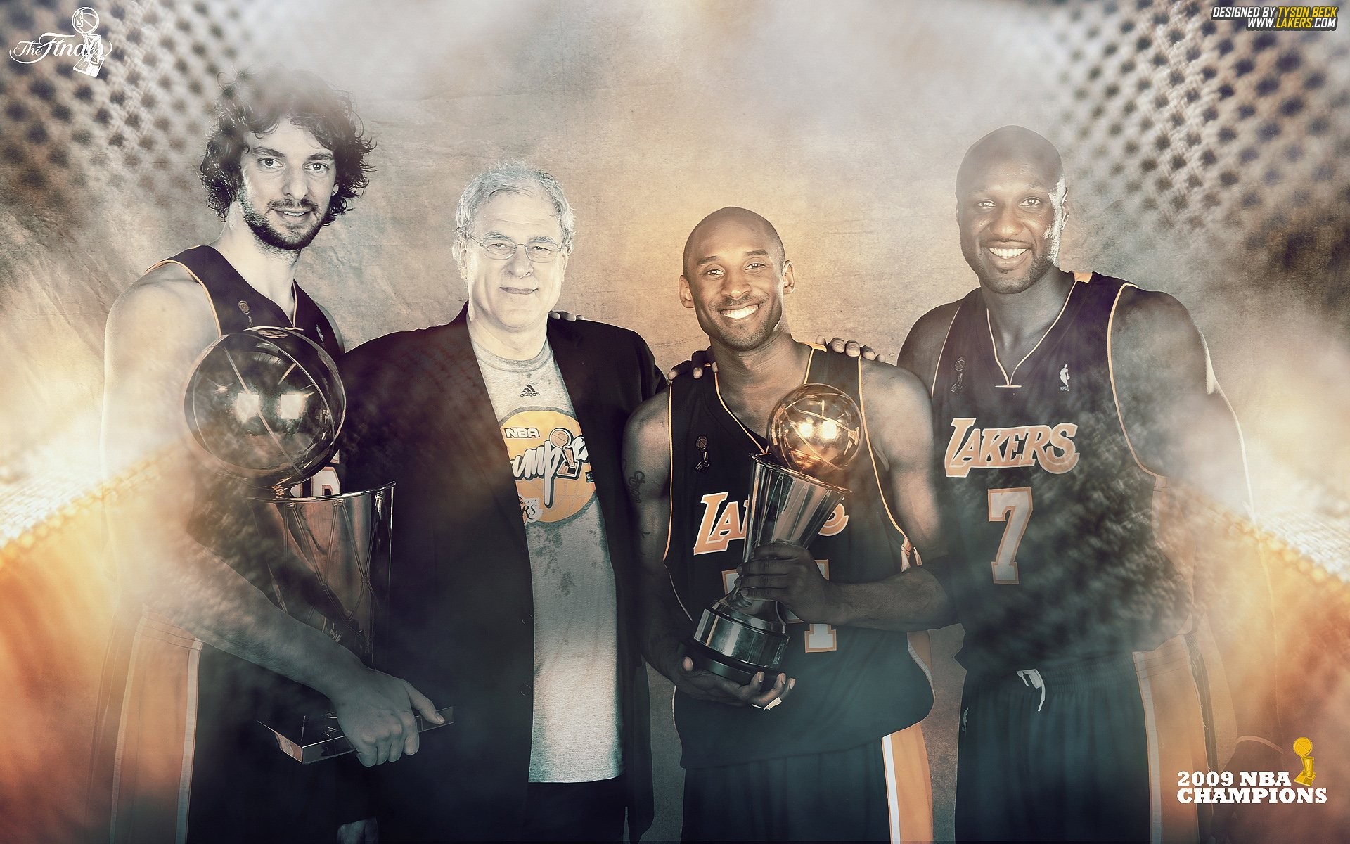 NBA2009 Champion Wallpaper Lakers #7 - 1920x1200