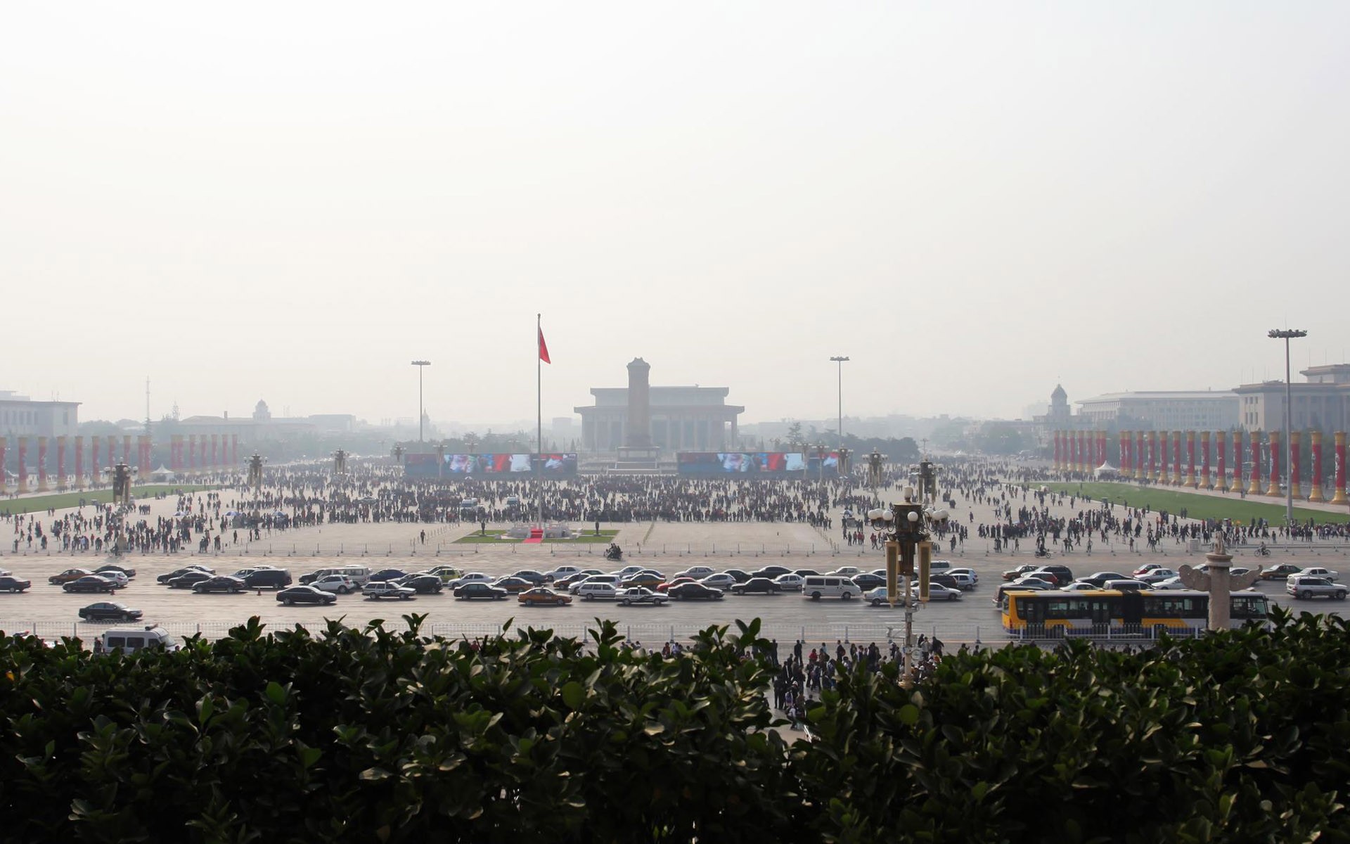 Тур Пекин - на площади Тяньаньмэнь (GGC работ) #9 - 1920x1200