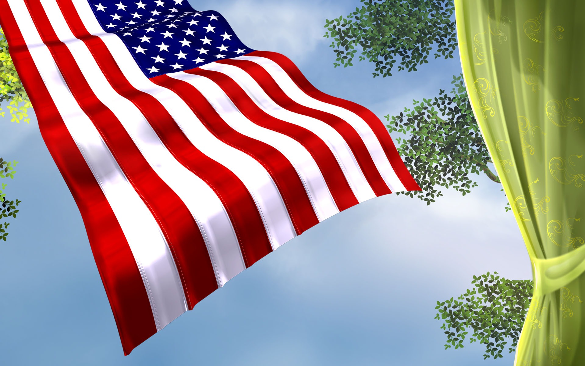 U. S. Independence Day Thema Tapete #33 - 1920x1200