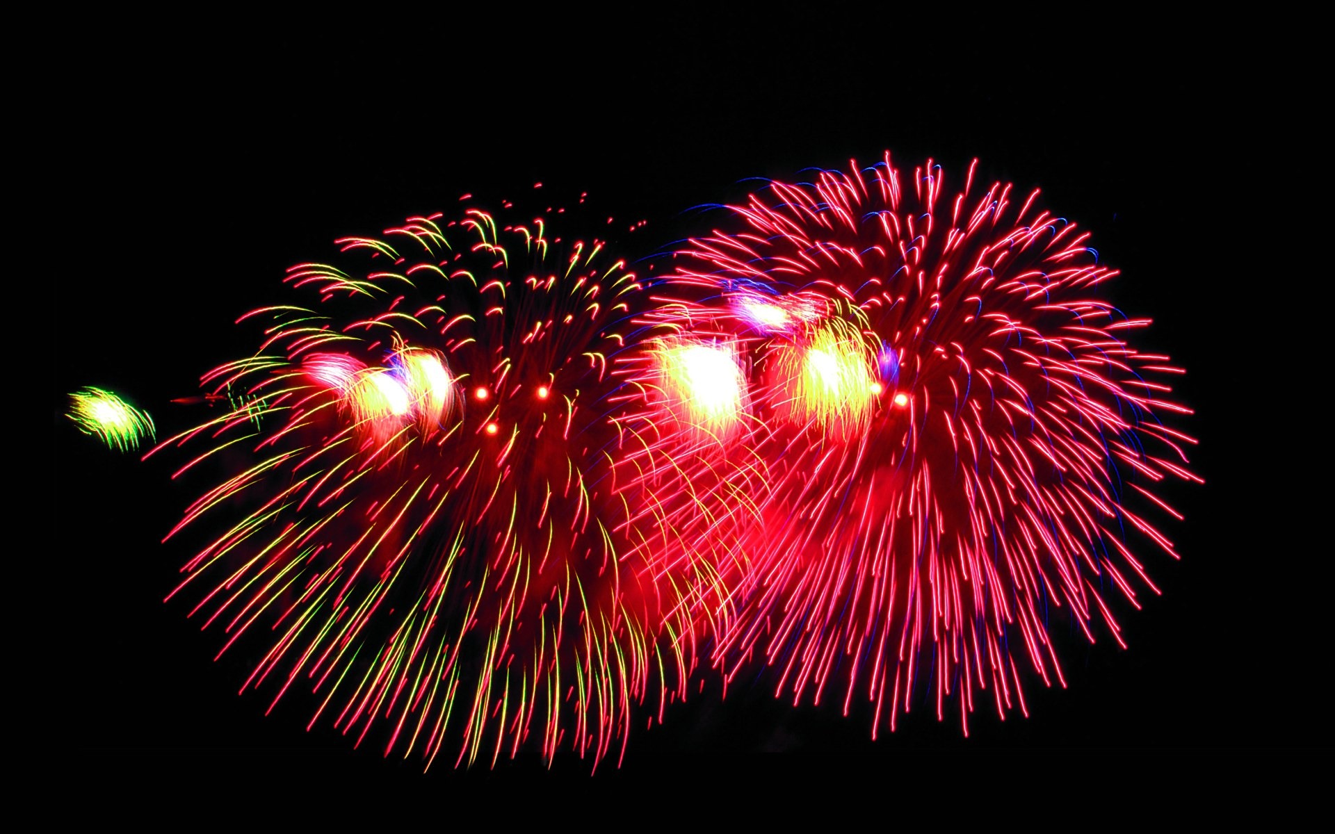 Festival fireworks display wallpaper #5 - 1920x1200