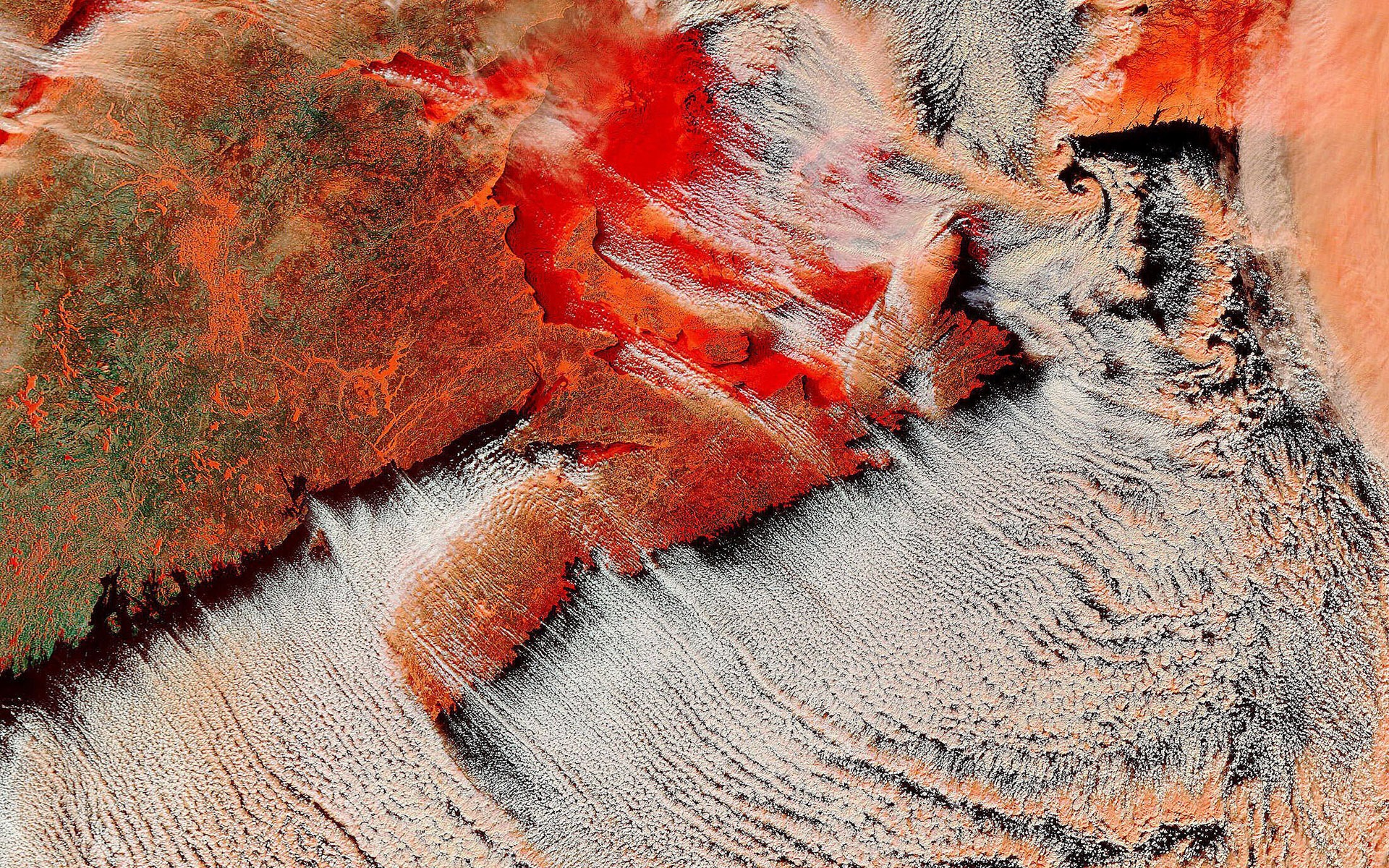 HD wallpaper krásný pohled z ptačí perspektivy na Zemi #26 - 1920x1200