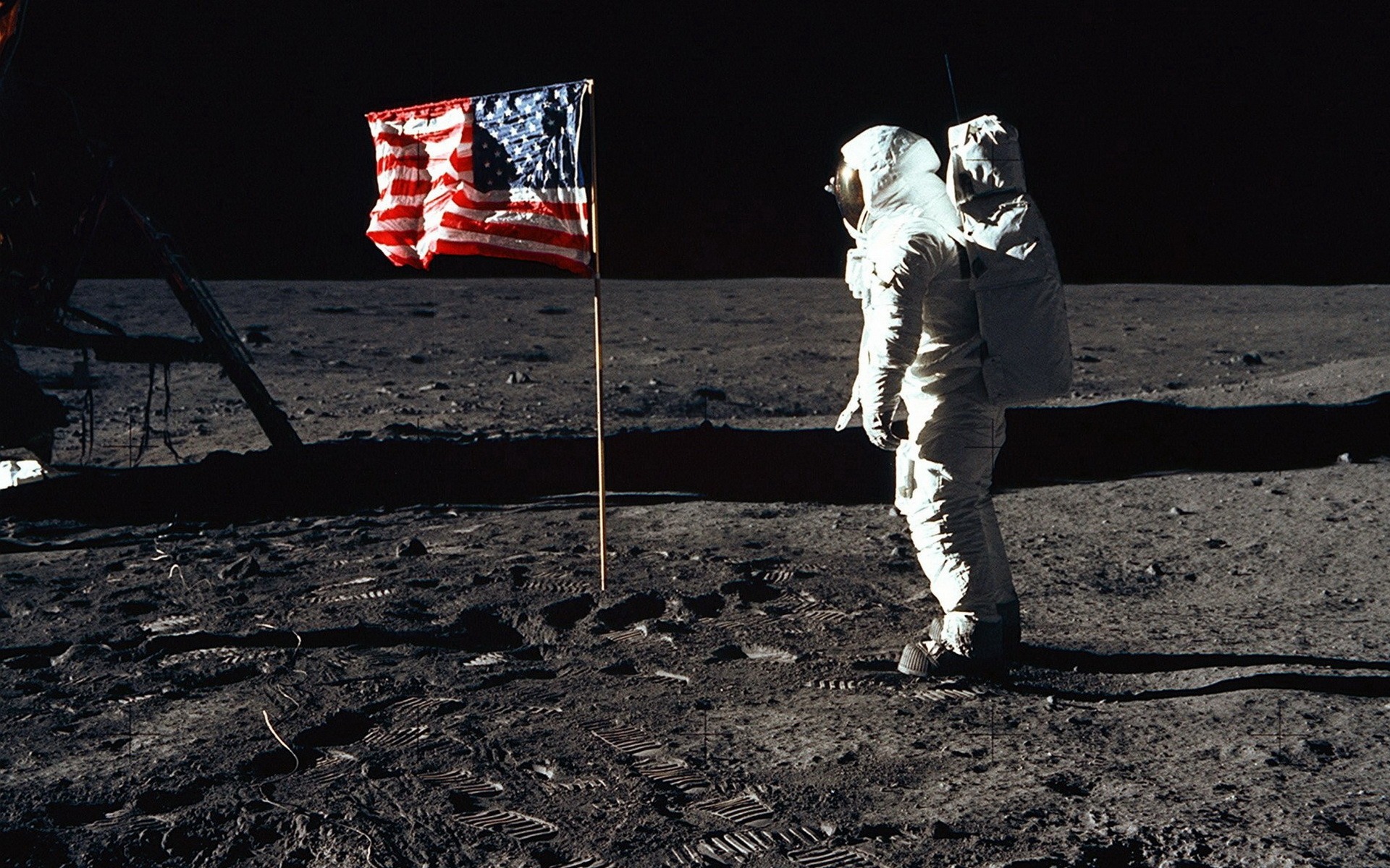 Apollo 11 vzácných fotografií na plochu #19 - 1920x1200
