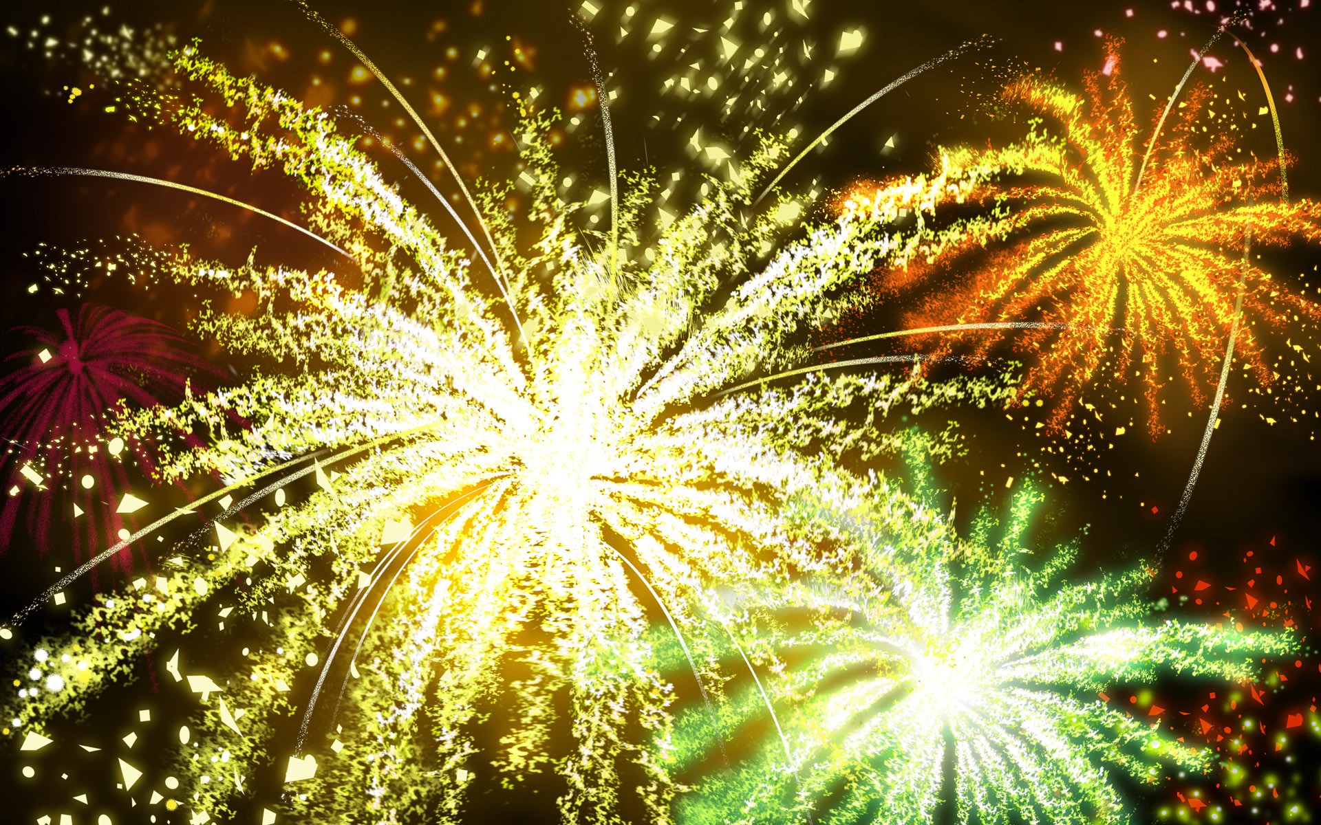 Colorful fireworks HD wallpaper #17 - 1920x1200