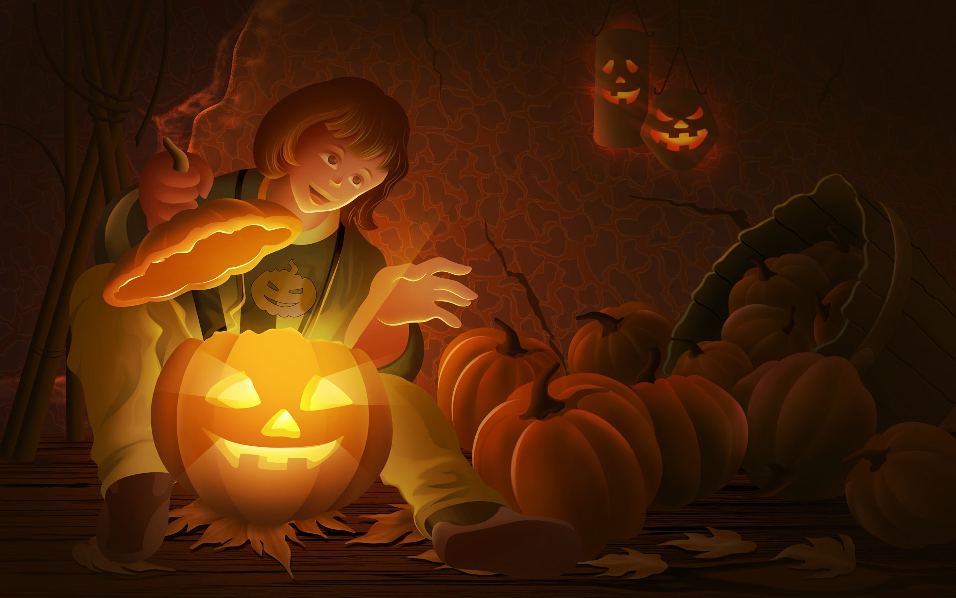 Halloween Téma Tapety na plochu (3) #10 - 1920x1200