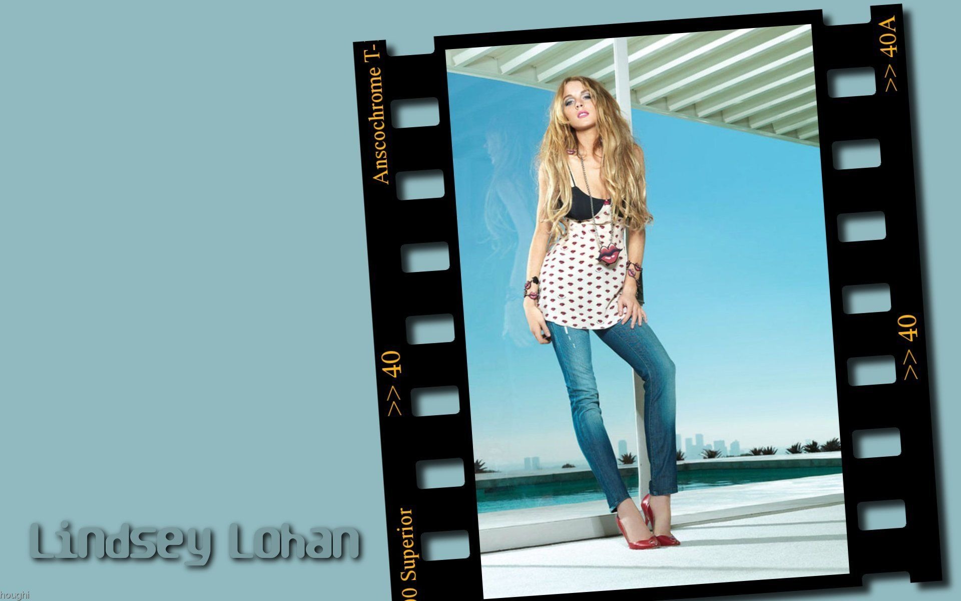 Lindsay Lohan hermoso fondo de pantalla #9 - 1920x1200