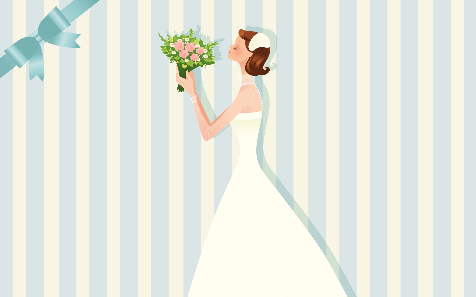 Vector wallpaper wedding bride (1) #9 - 1920x1200