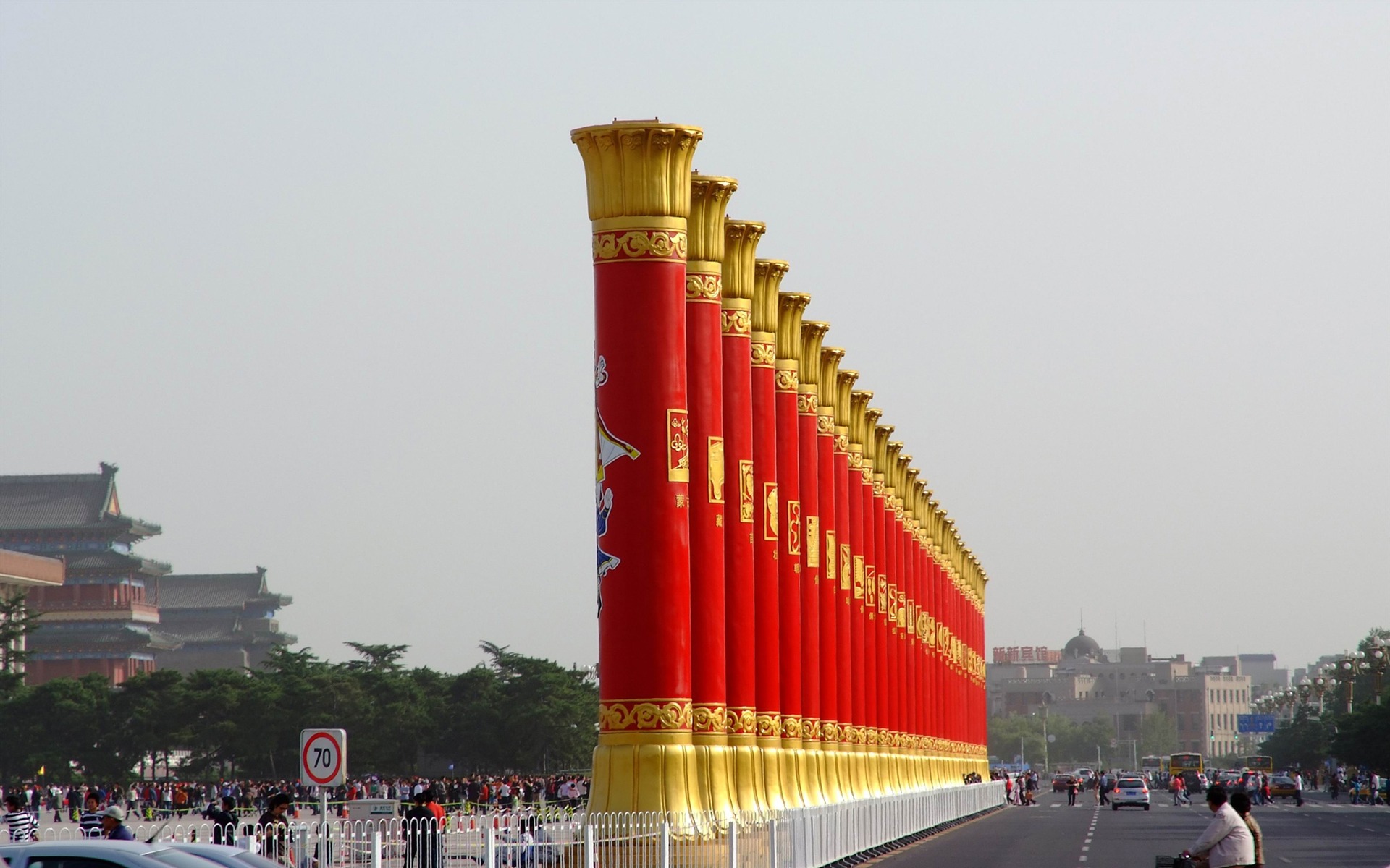 Costumes, la place Tiananmen (œuvres des barres d'armature) #8 - 1920x1200