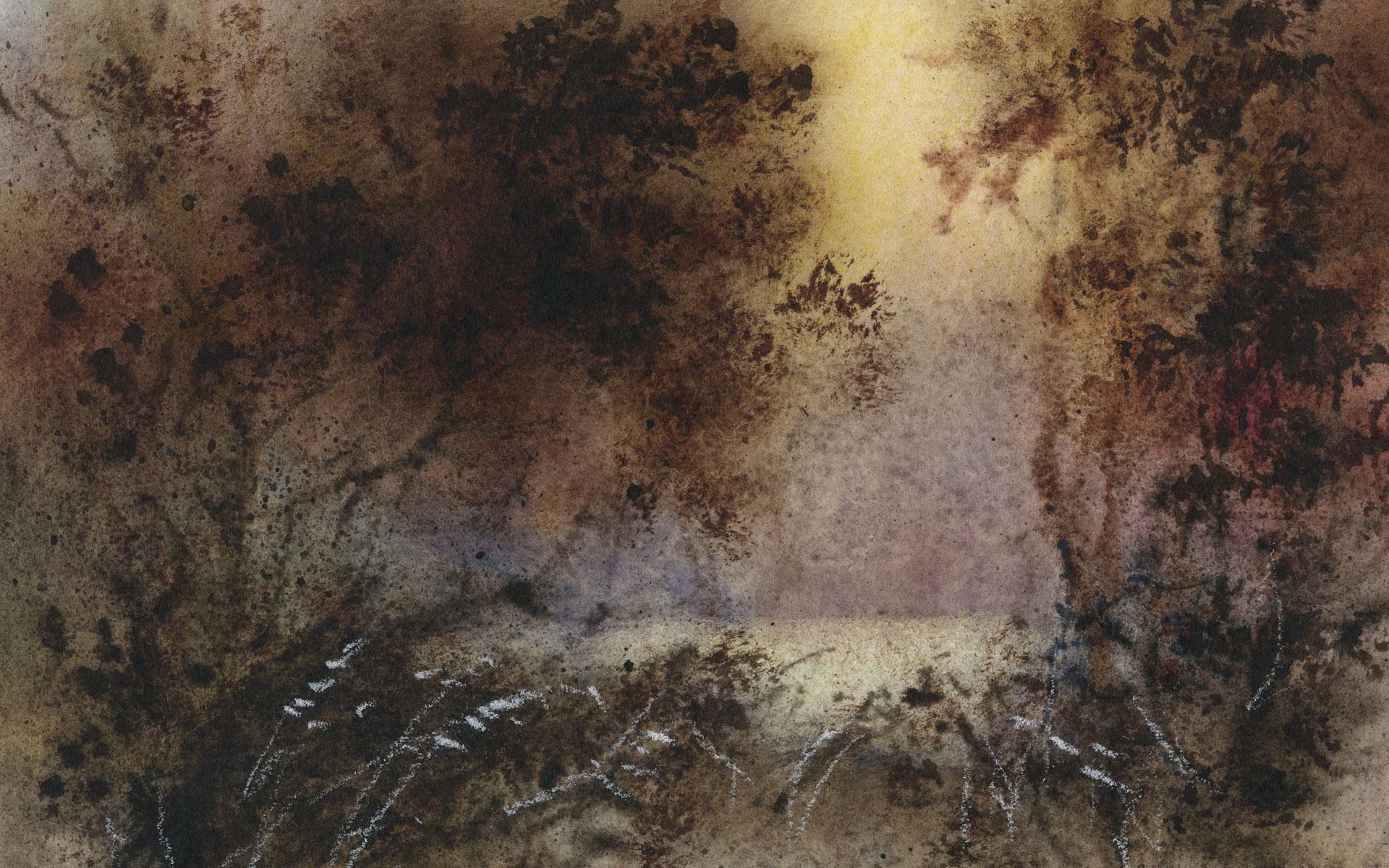 水彩景色 手绘壁纸(一)8 - 1920x1200
