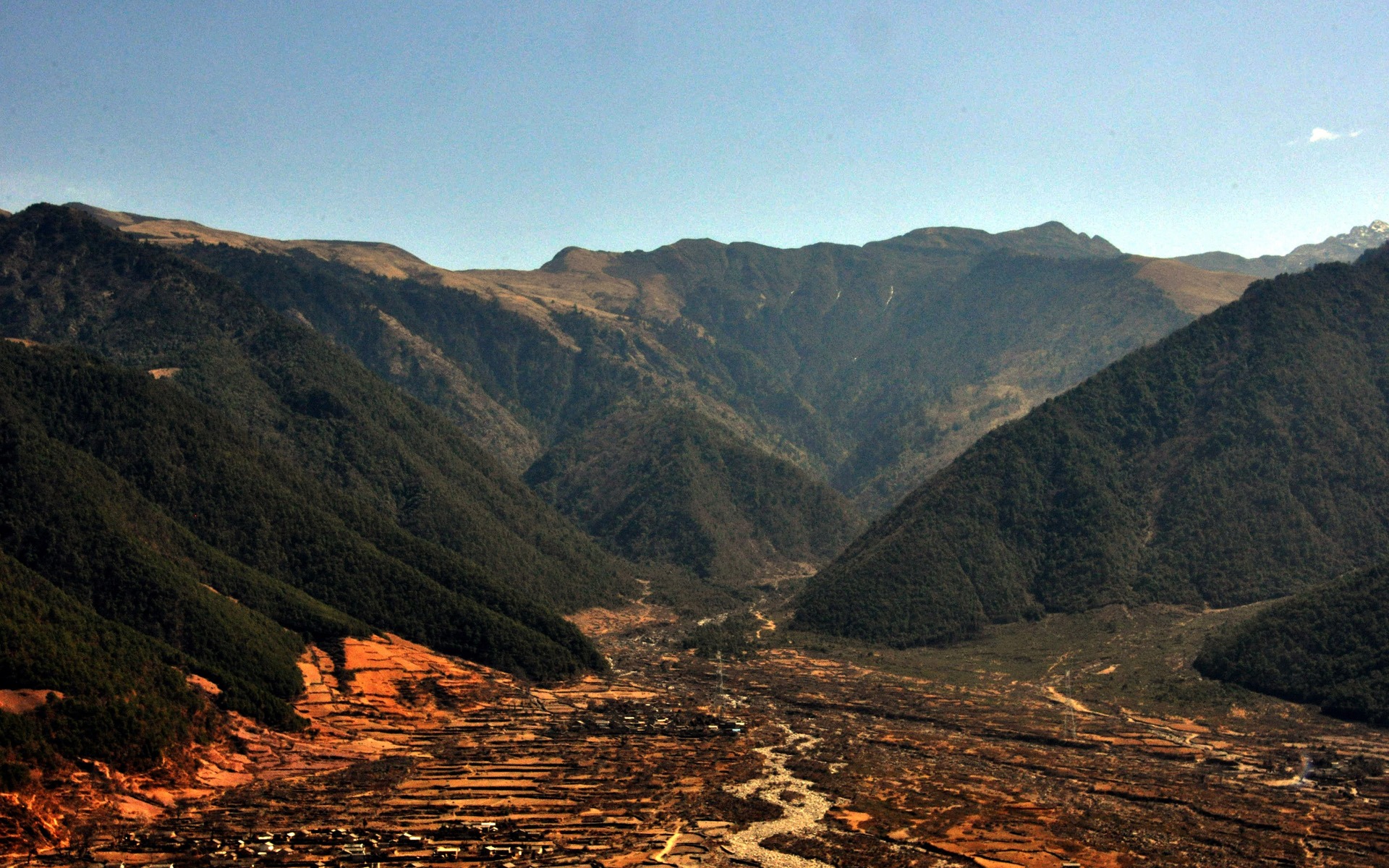 Daliangshan paisaje (3) (antiguo funciona Hong OK) #14 - 1920x1200