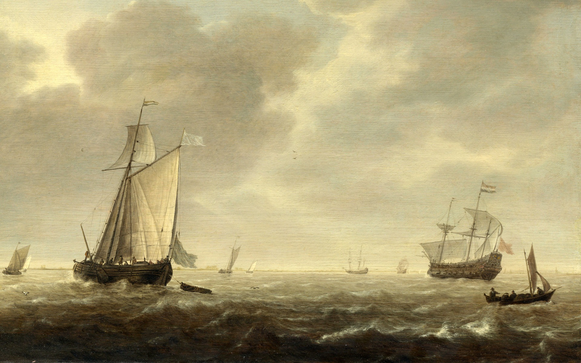 倫敦畫廊帆船 壁紙(一) #18 - 1920x1200