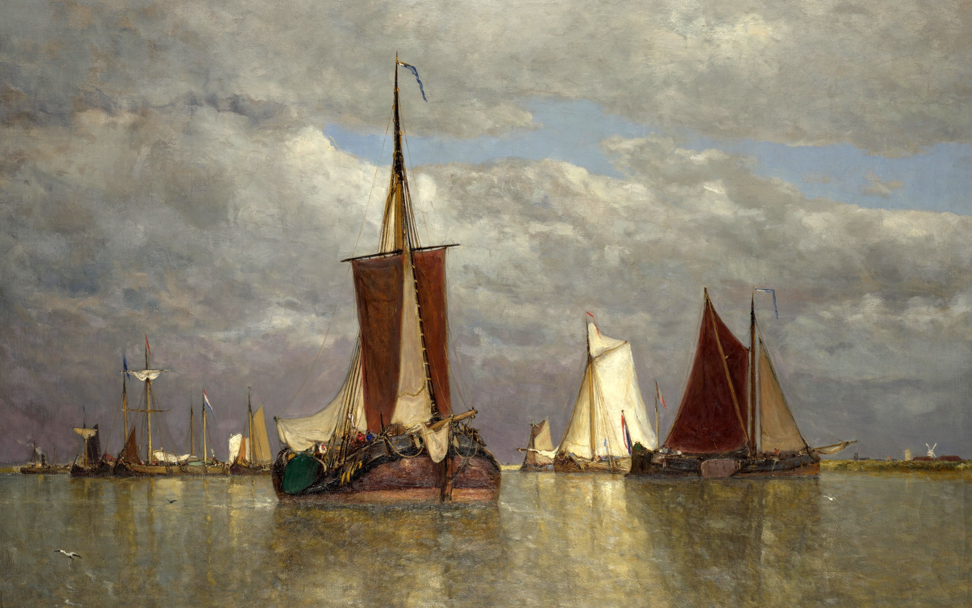 倫敦畫廊帆船 壁紙(一) #19 - 1920x1200
