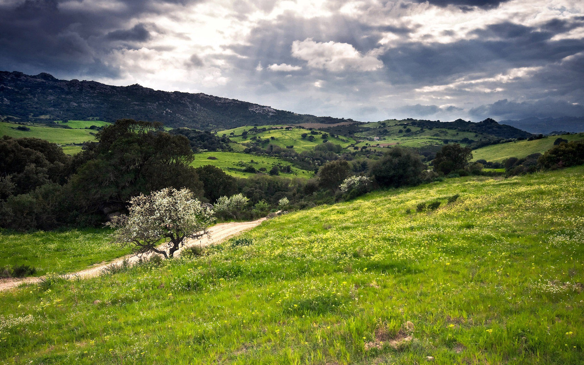 Mountain Valley Landschaft Wallpaper (2) #20 - 1920x1200