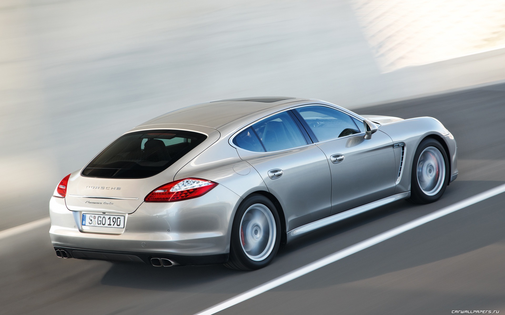 포르쉐 Panamera 터보 - 2009의 HD 벽지 #26 - 1920x1200