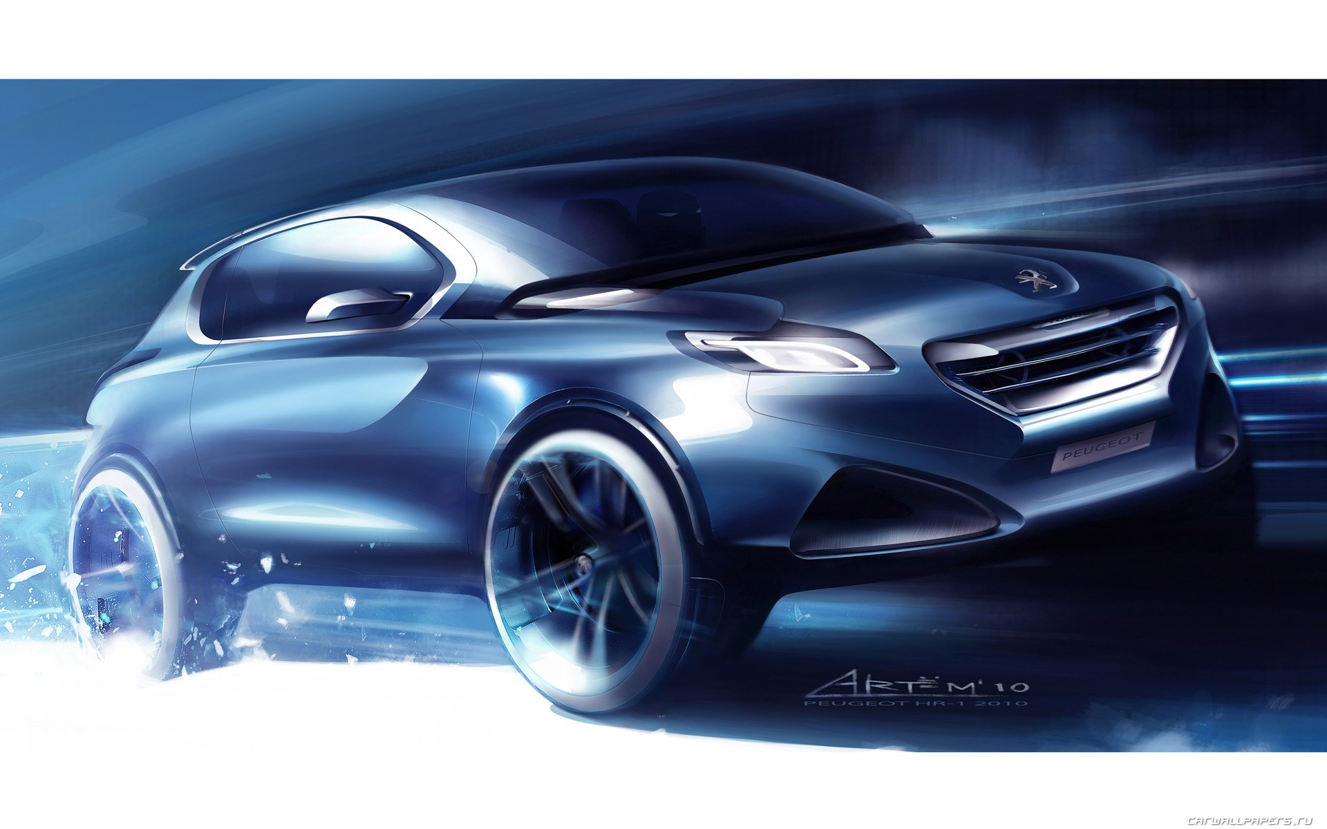 Concept Car Peugeot HR1 - 2010 標誌 #29 - 1920x1200