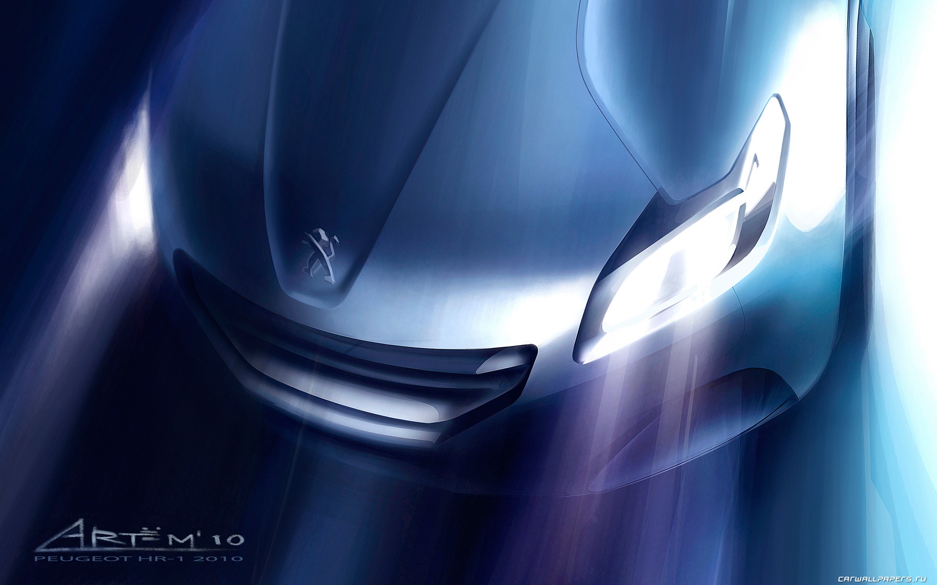 Concept Car Peugeot HR1 - 2010 標誌 #32 - 1920x1200